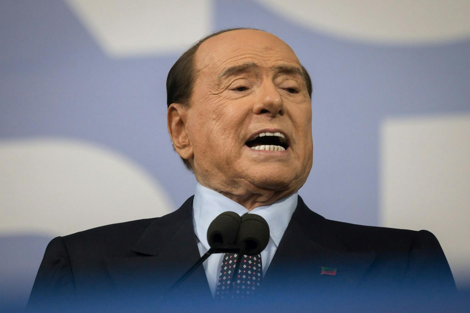 ARCHIV - Die von Silvio Berlusconi gegründete Firma Fininvest hält rund die Hälfte der Anteile an dem Medienkonzern MFE. ZUMA Press Wire/dpa