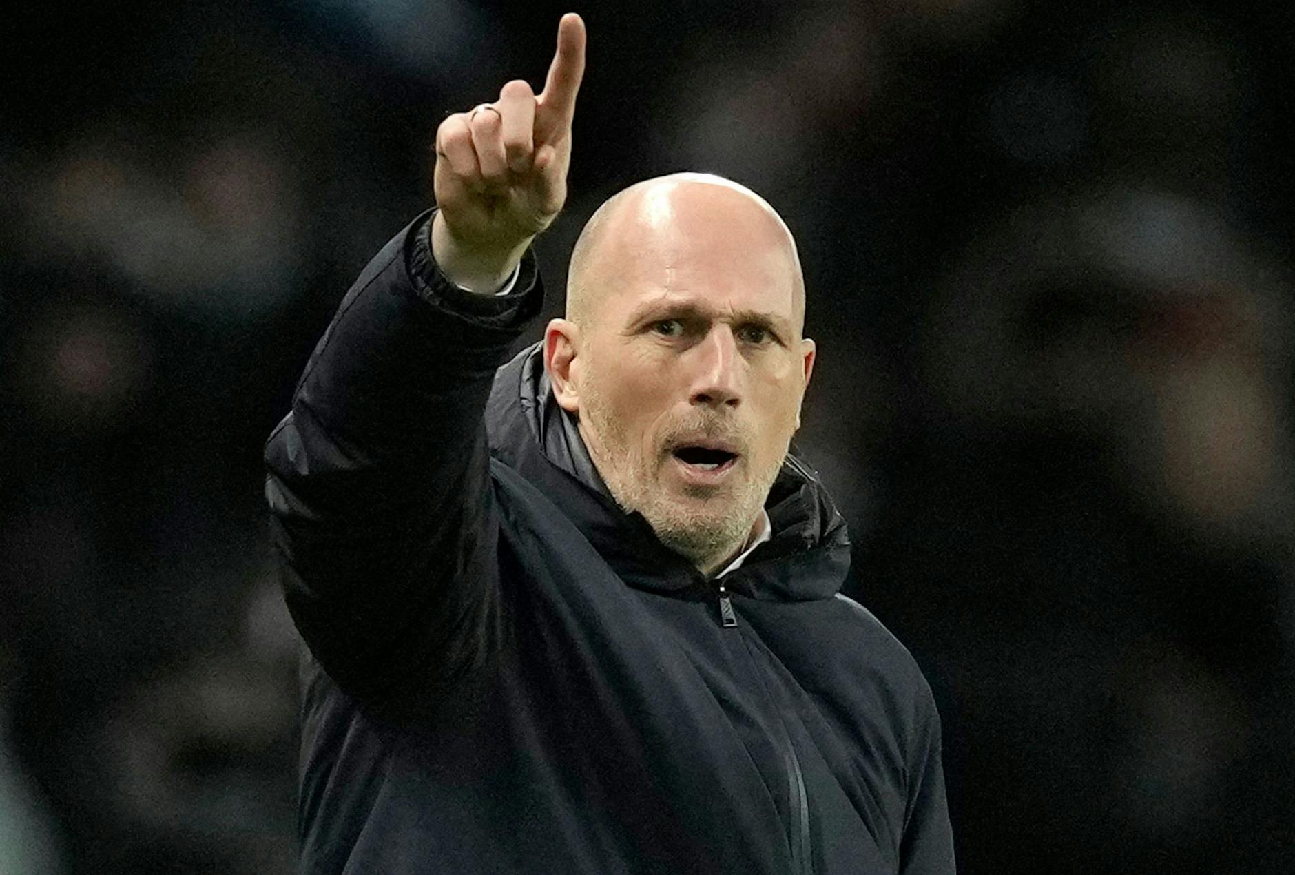 ARCHIV - Monaco und Trainer Philippe Clement sind im Pokal am Zweitligisten Rodez AF gescheitert.