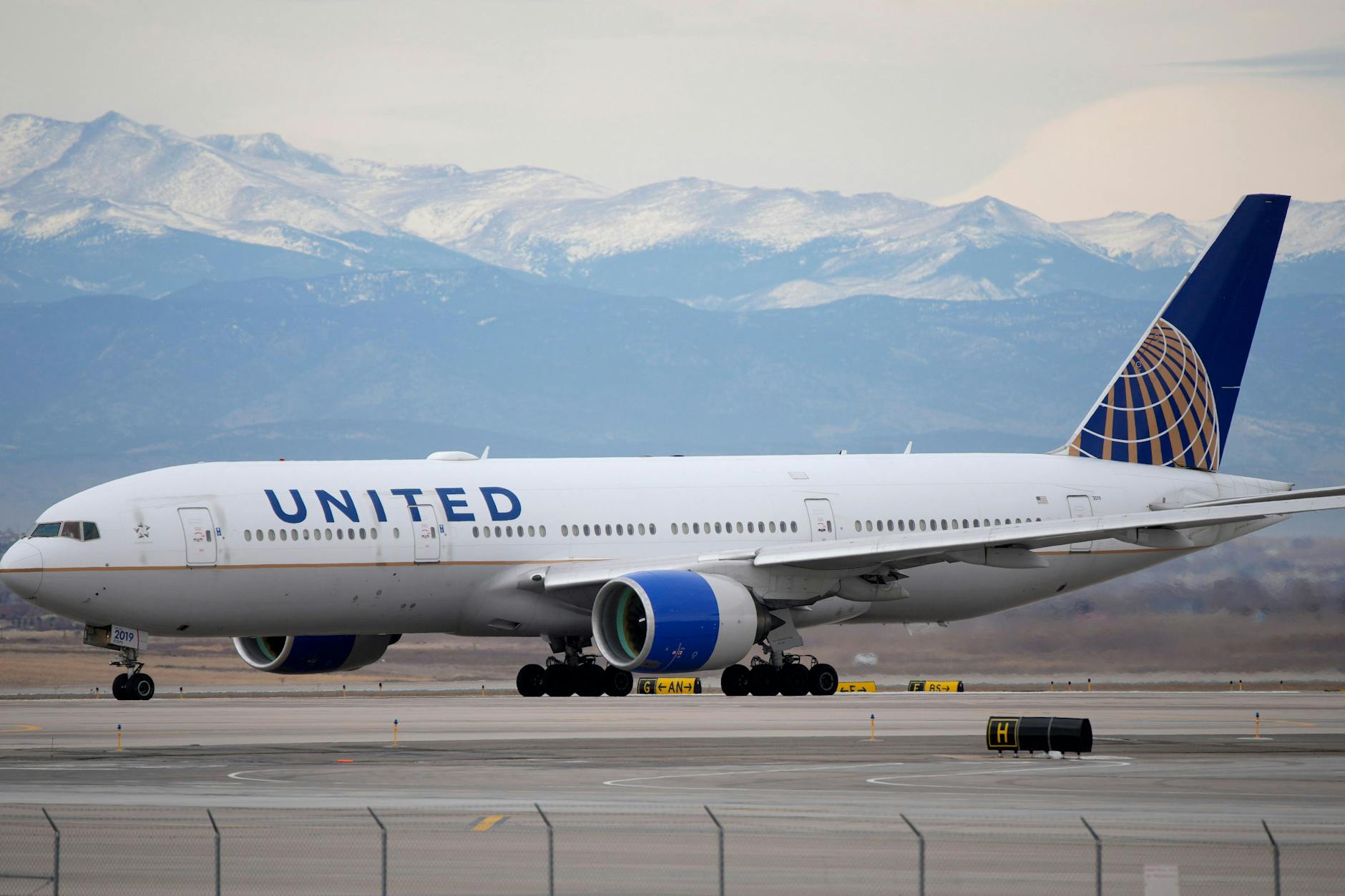 Der Flughafen in Denver im US-Bundesstaat Colorado. Derzeit kann kein Flugzeug in den USA abheben. 