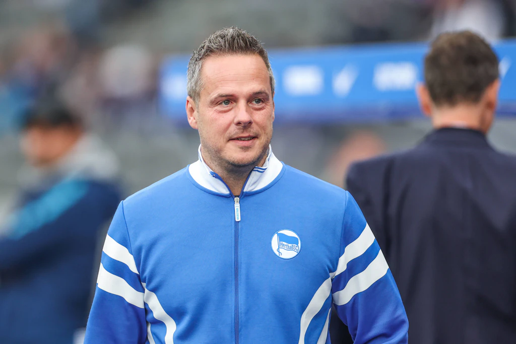 Hertha-Präsident Kay Bernstein zündelt ein bisschen vor dem Derby gegen Union