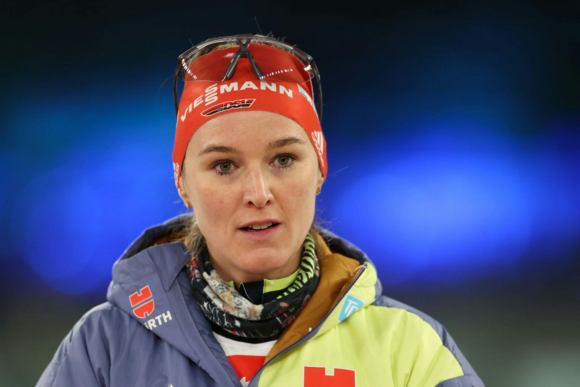 Biathletin Denise Herrmann-Wick liegt in der Gesamtwertung derzeit auf Platz vier.