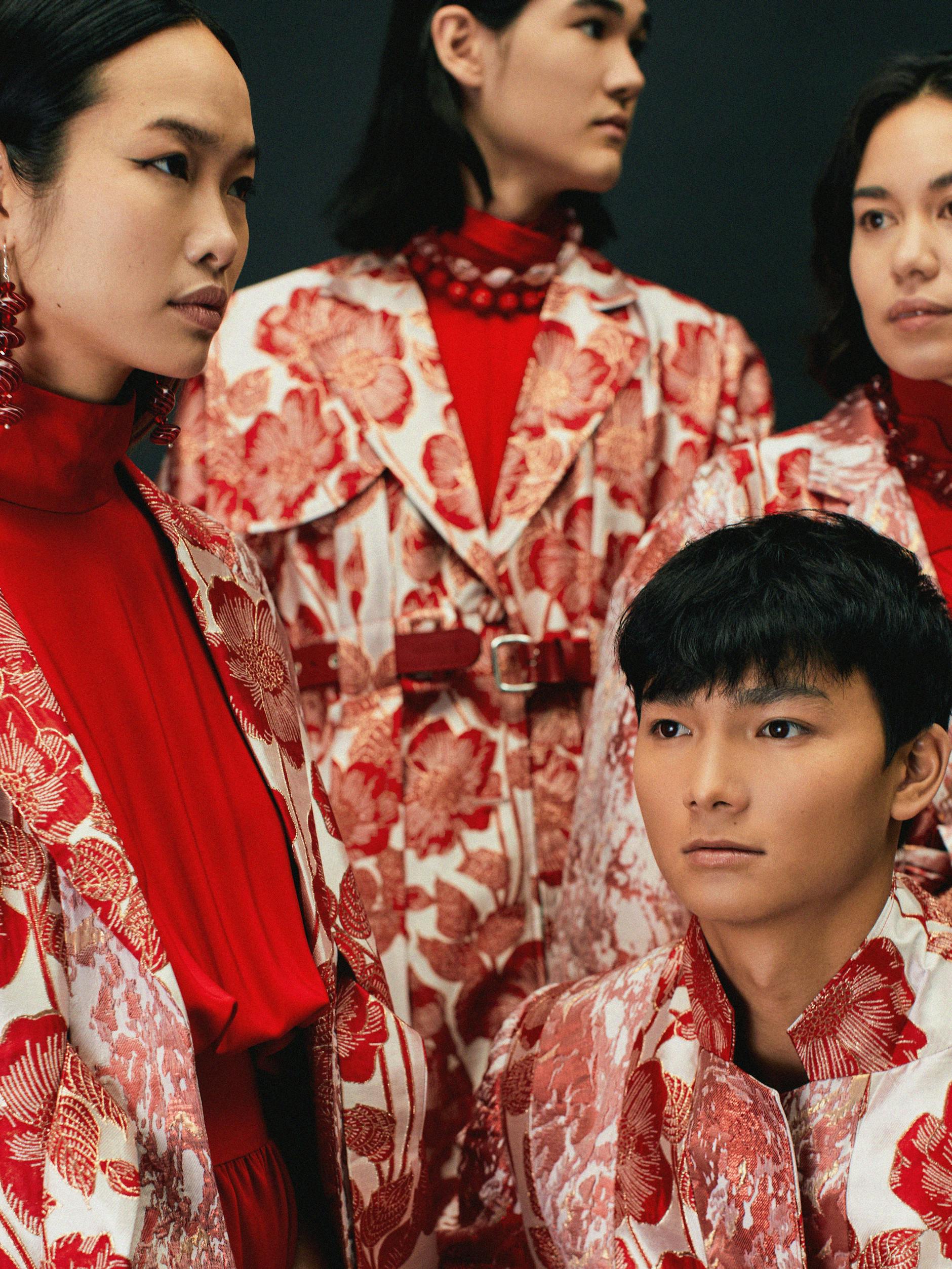 Rot, rot, rot: die neue Kollektion von William Fan.