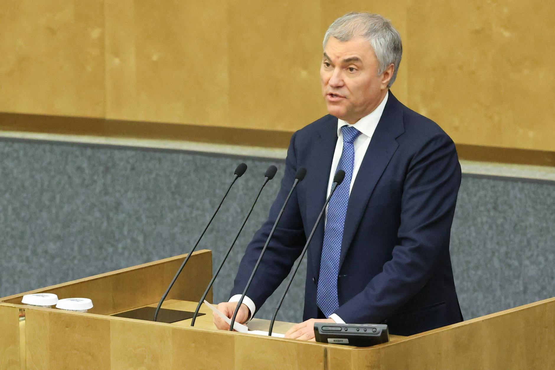 Der Duma-Chef Wjatscheslaw Wolodin.