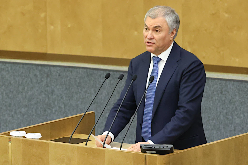 Der Duma-Chef Wjatscheslaw Wolodin.
