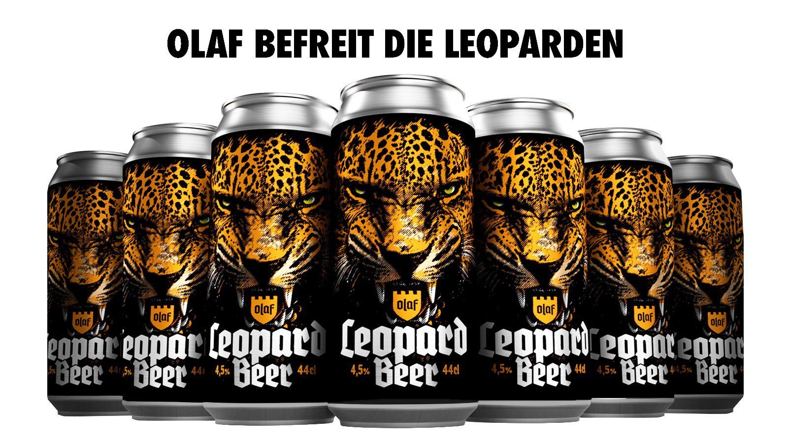 „Your move, Olaf Scholz“: Brauerei unterstützt Panzerlieferungen mit Leopard-Bier