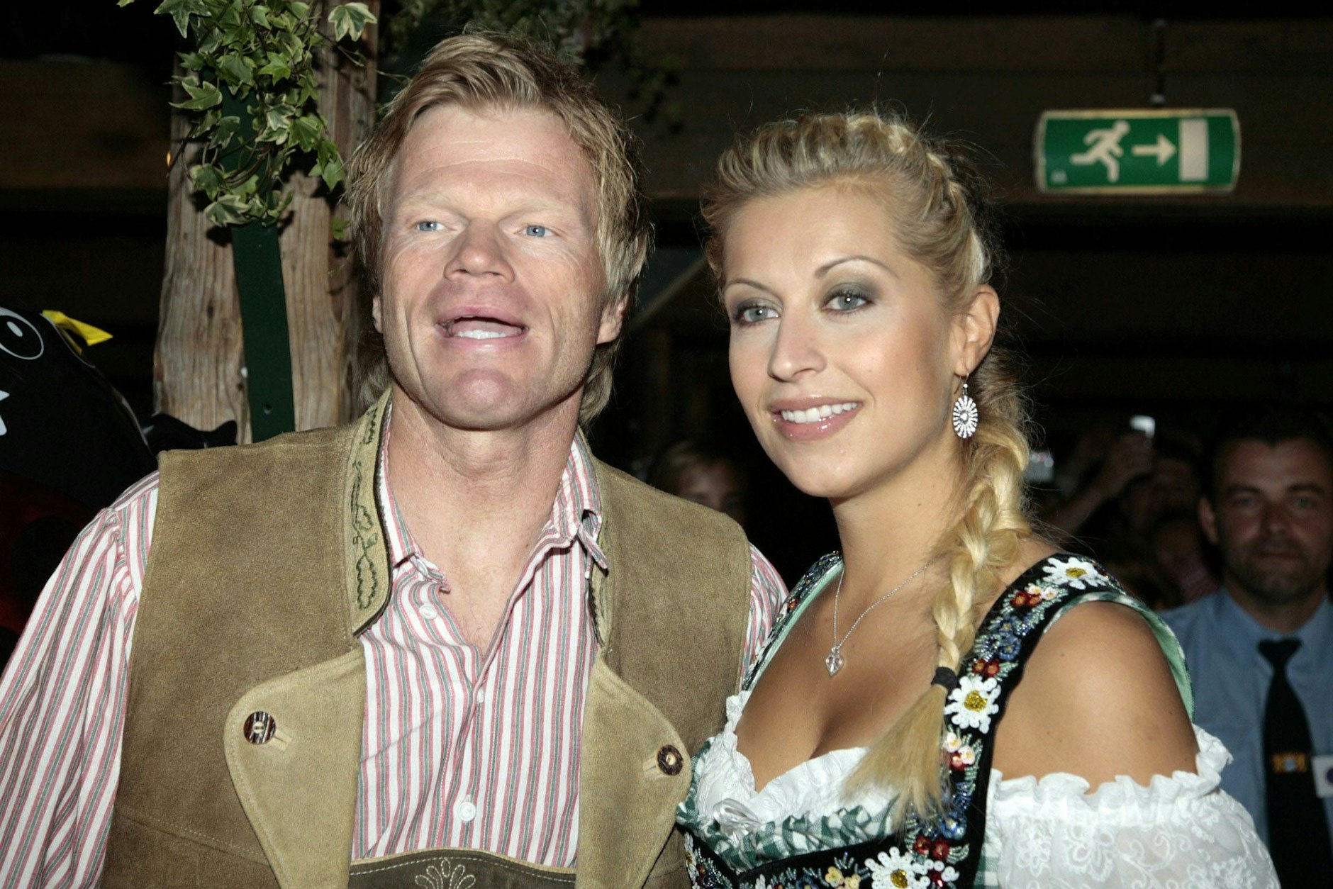 Verena Kerth mit ihrem Ex Oliver Kahn: Sie stellt sich im Dschungelcamp neuen Herausforderungen.