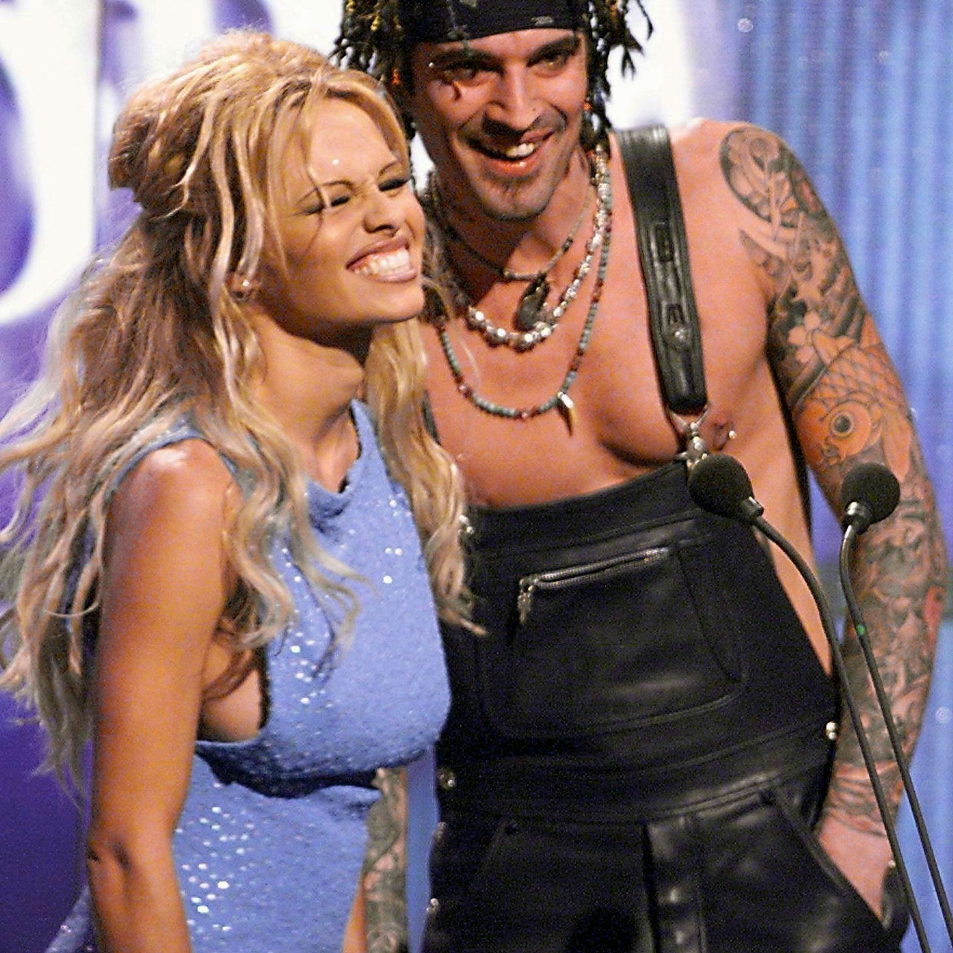 Schauspielerin Pamela Anderson und ihr Ex-Ehemann Tommy Lee