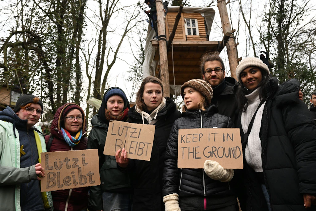 Greta Thunberg besucht Lützerath - Abriss hat schon begonnen