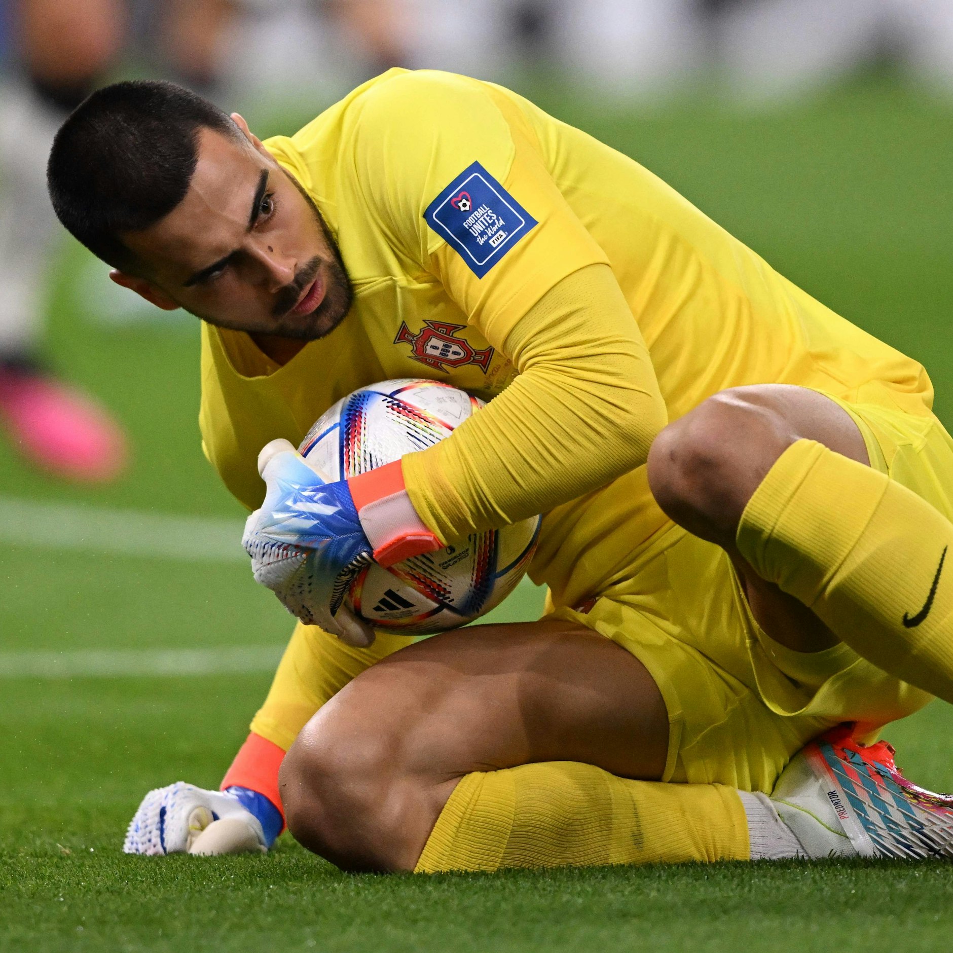 Portugals Torwart Diogo Costa ist ein Kandidat bei den Bayern.