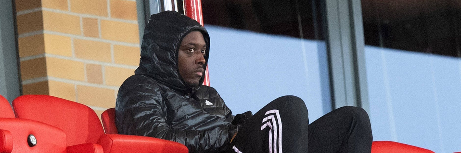 Zaungast beim Kick des 1. FC Union: Der eiserne Neuzugang Jerome Roussillon.