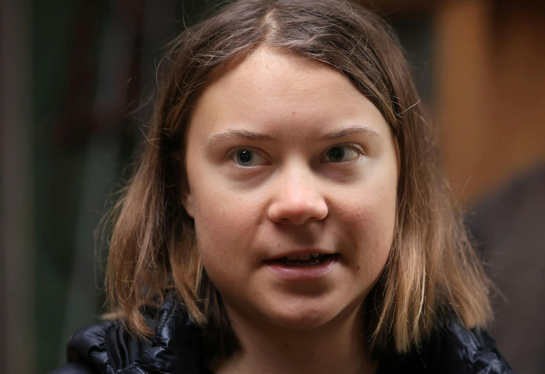 «Es ist sehr traurig das zu sehen. Es ist jetzt ein ganz anderer Ort»: Greta Thunberg.