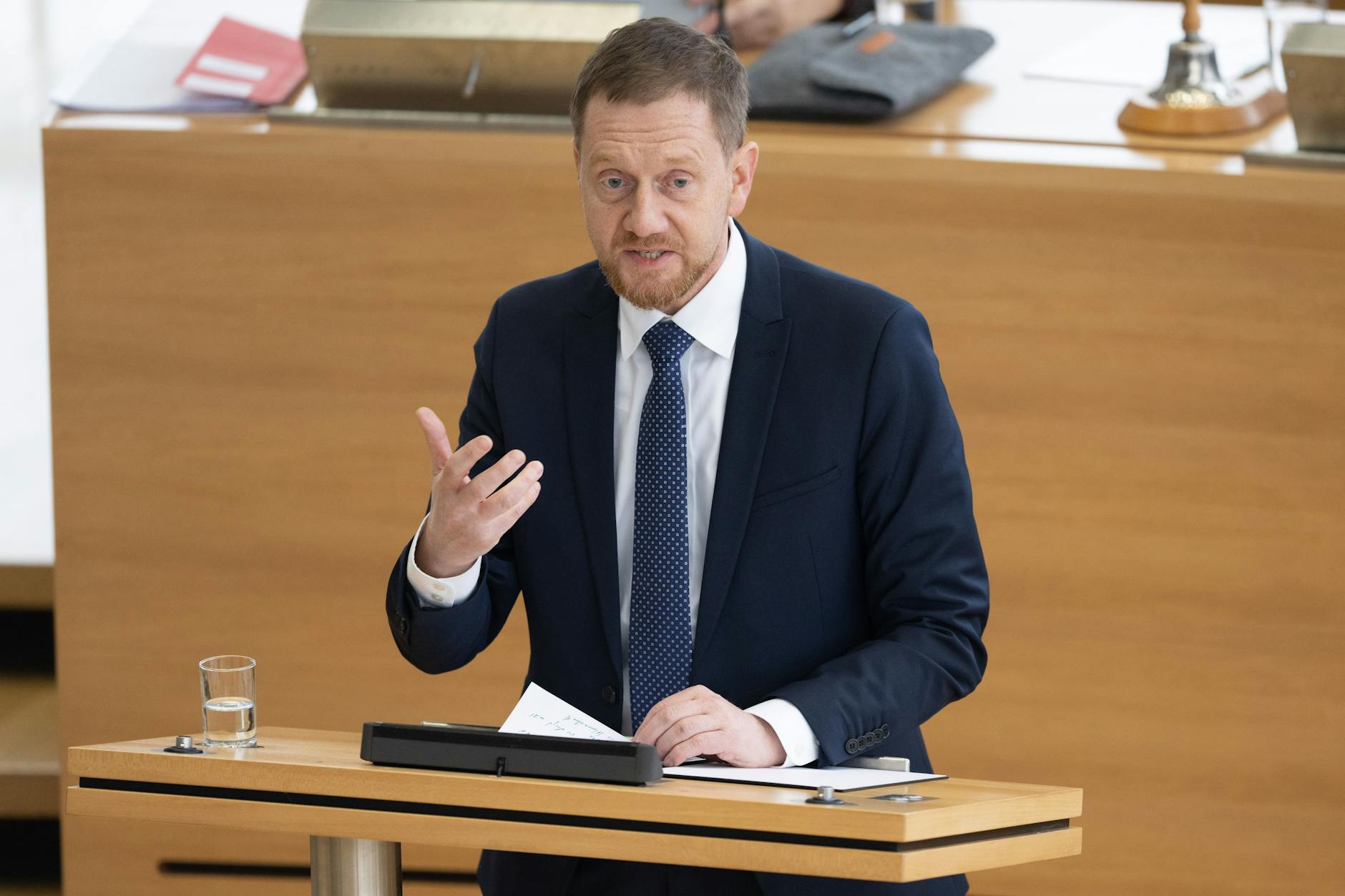Sachsens Ministerpräsident Michael Kretschmer (CDU) wurde in Görlitz geboren.