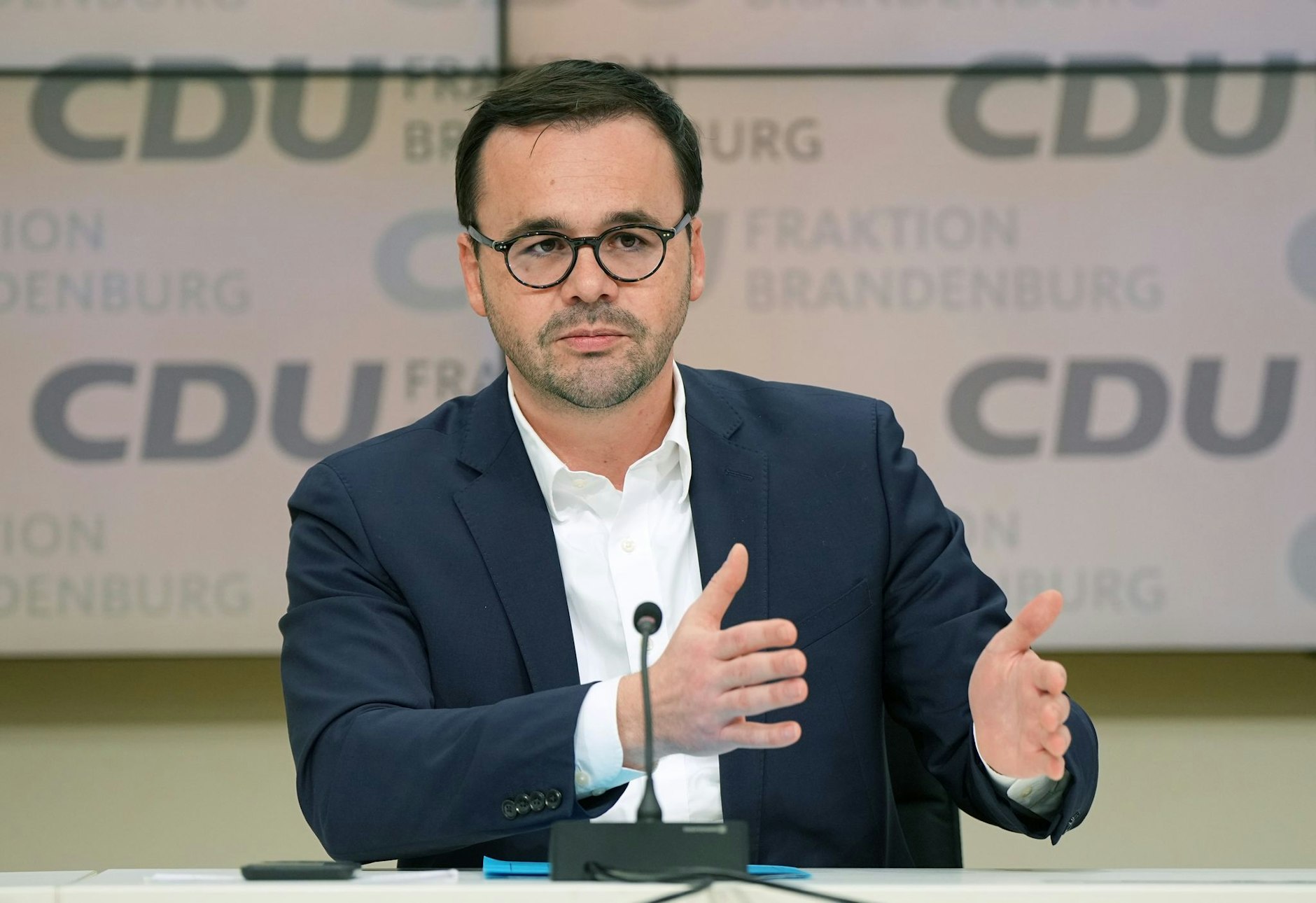 ARCHIV - Jan Redmann, Fraktionsvorsitzender der Brandenburger CDU.  