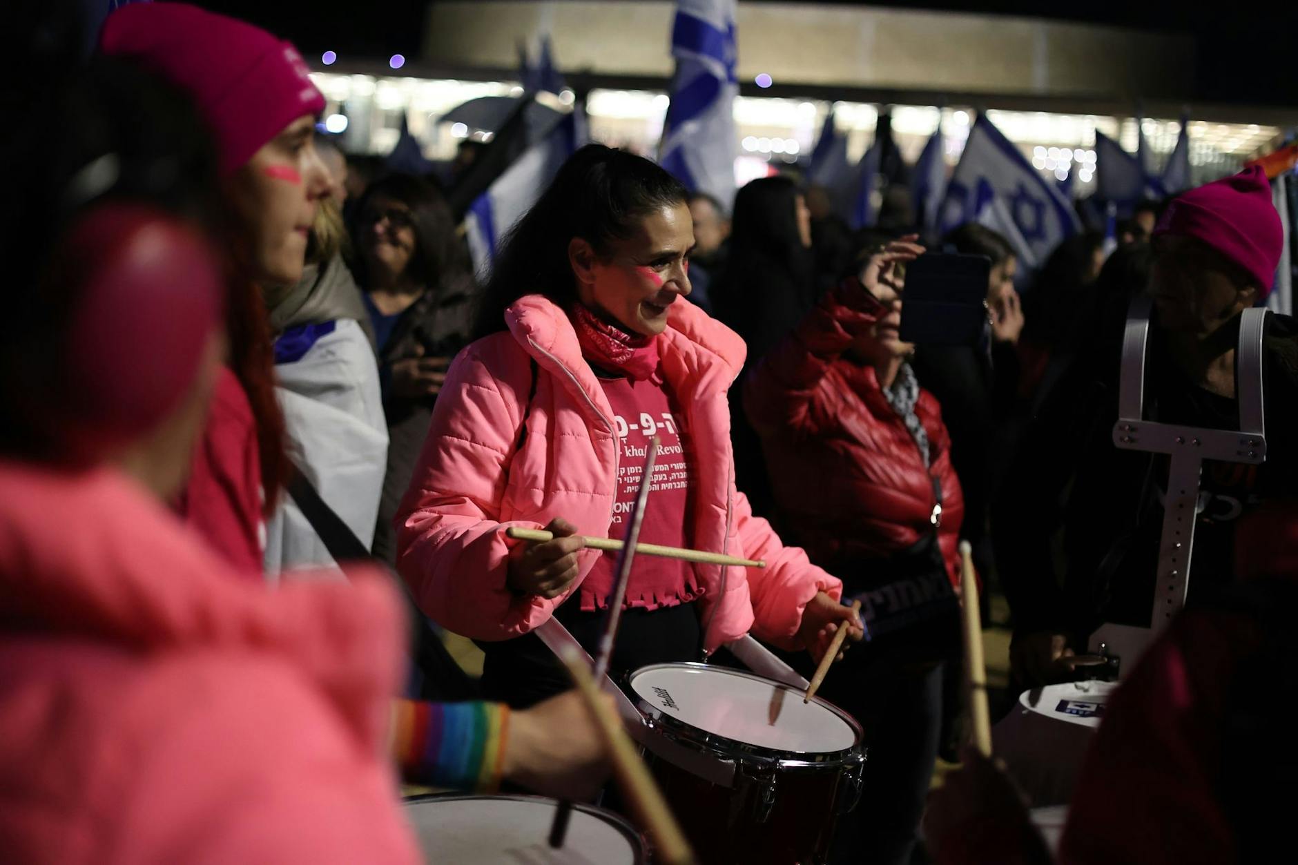 Demonstrantinnen in Tel Aviv.