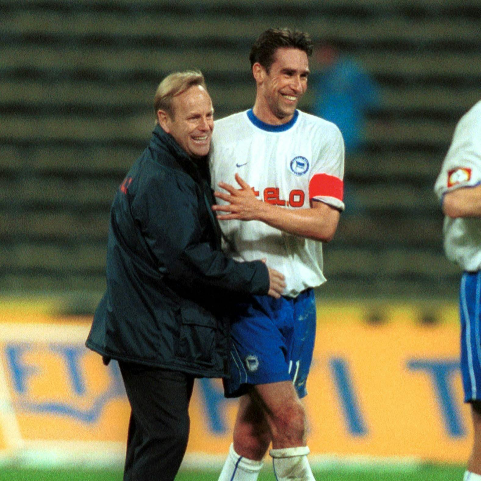 Trainer Jürgen Röber machte Herthas Ex-Stürmer Michael Preetz zum Nationalspieler.