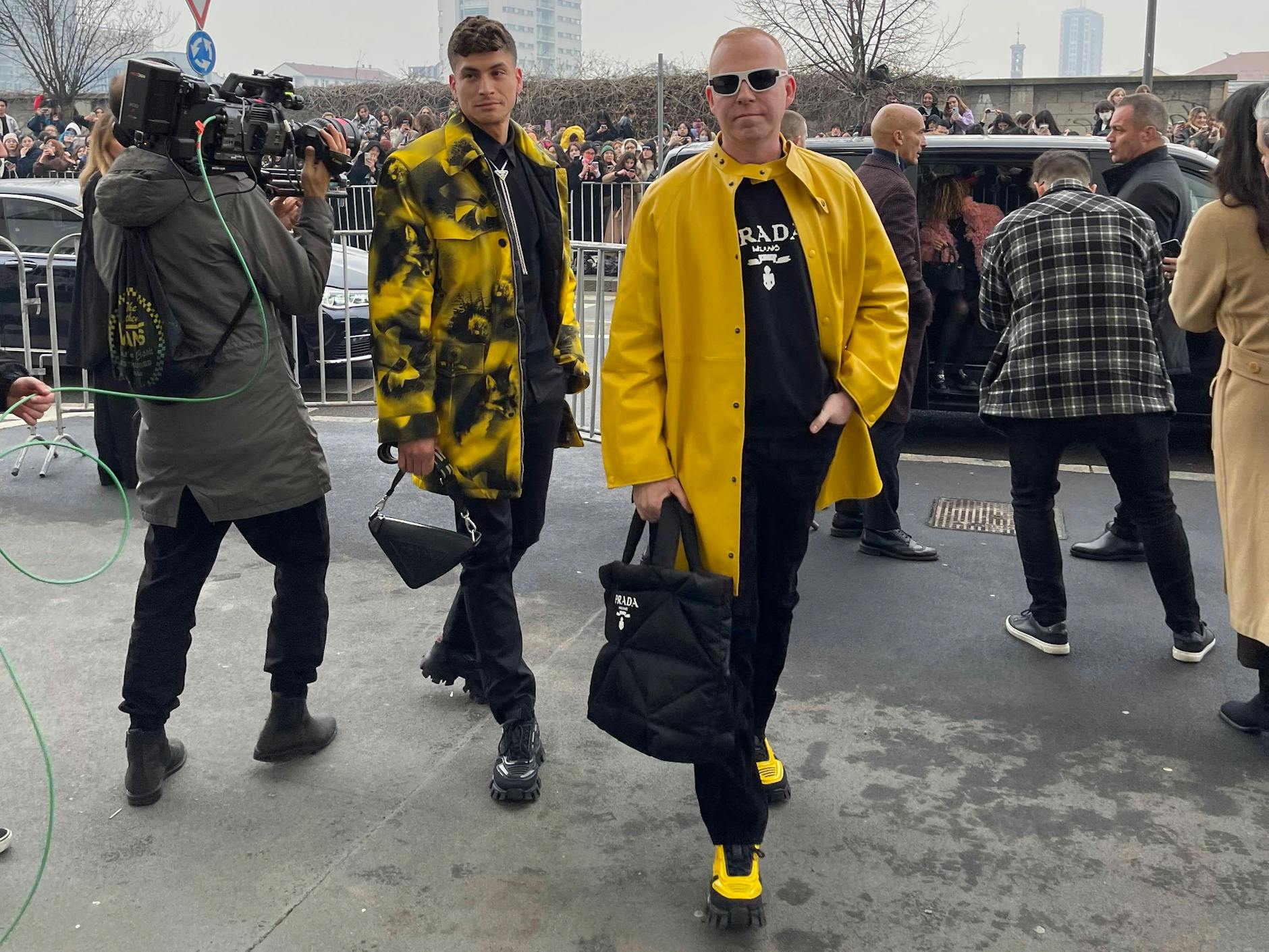 Laufen sie noch – oder tanzen sie schon? Diese beiden Herren scheinen perfekt aufeinander abgestimmt.