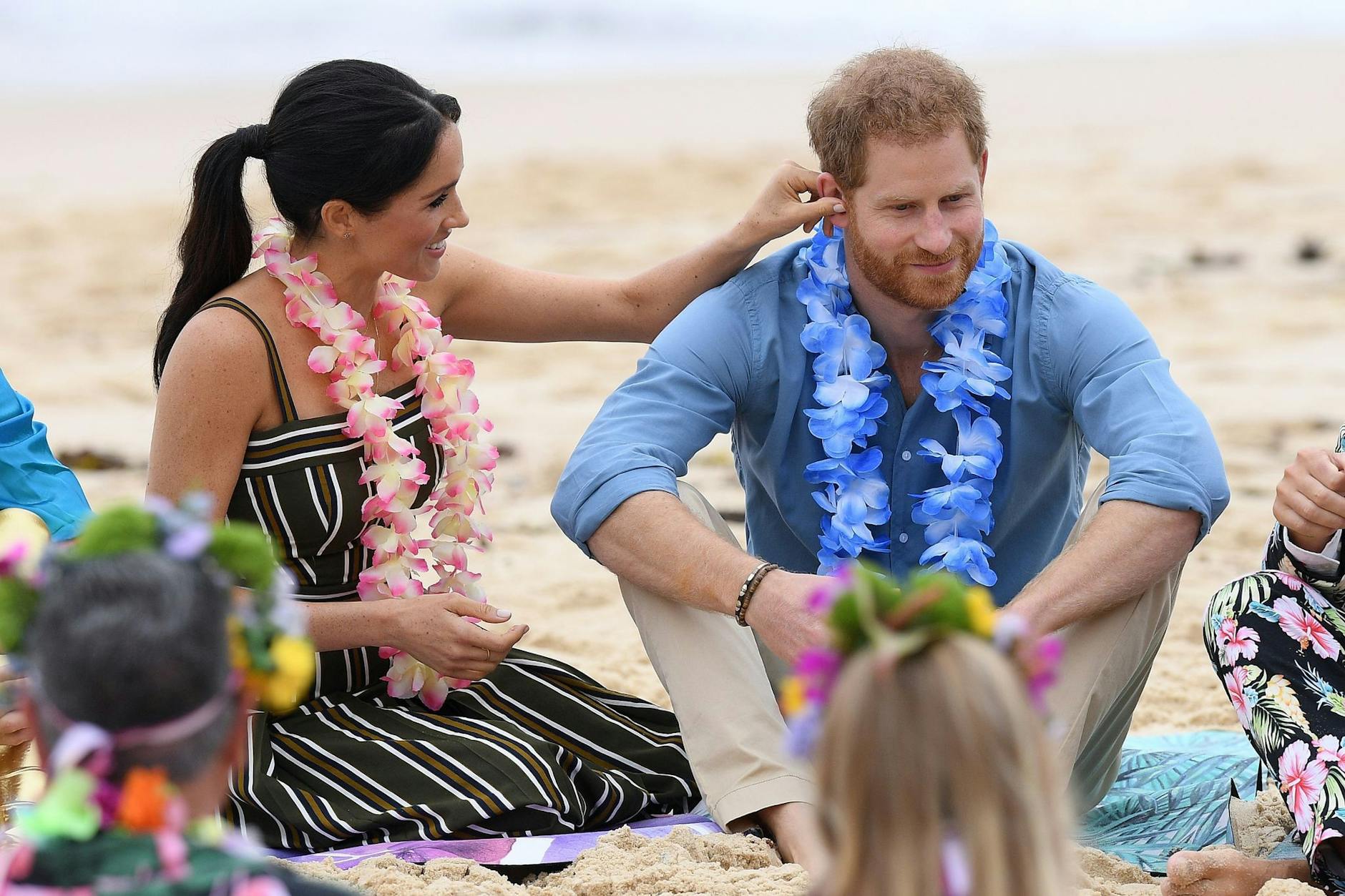 ARCHIV - Prinz Harry und seine Frau Meghan waren 2018 zu Besuch in Australien.