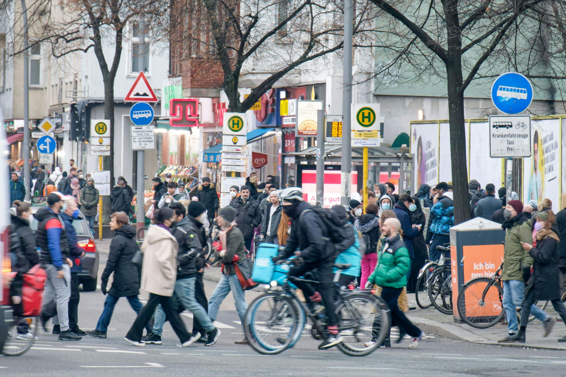 The Sonnenallee in Berlin Neukölln