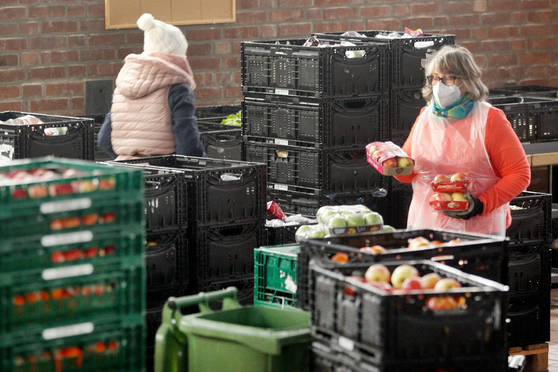 Die deutschen Tafeln haben starken Zulauf wegen der stark verteuerten Lebensmittel.