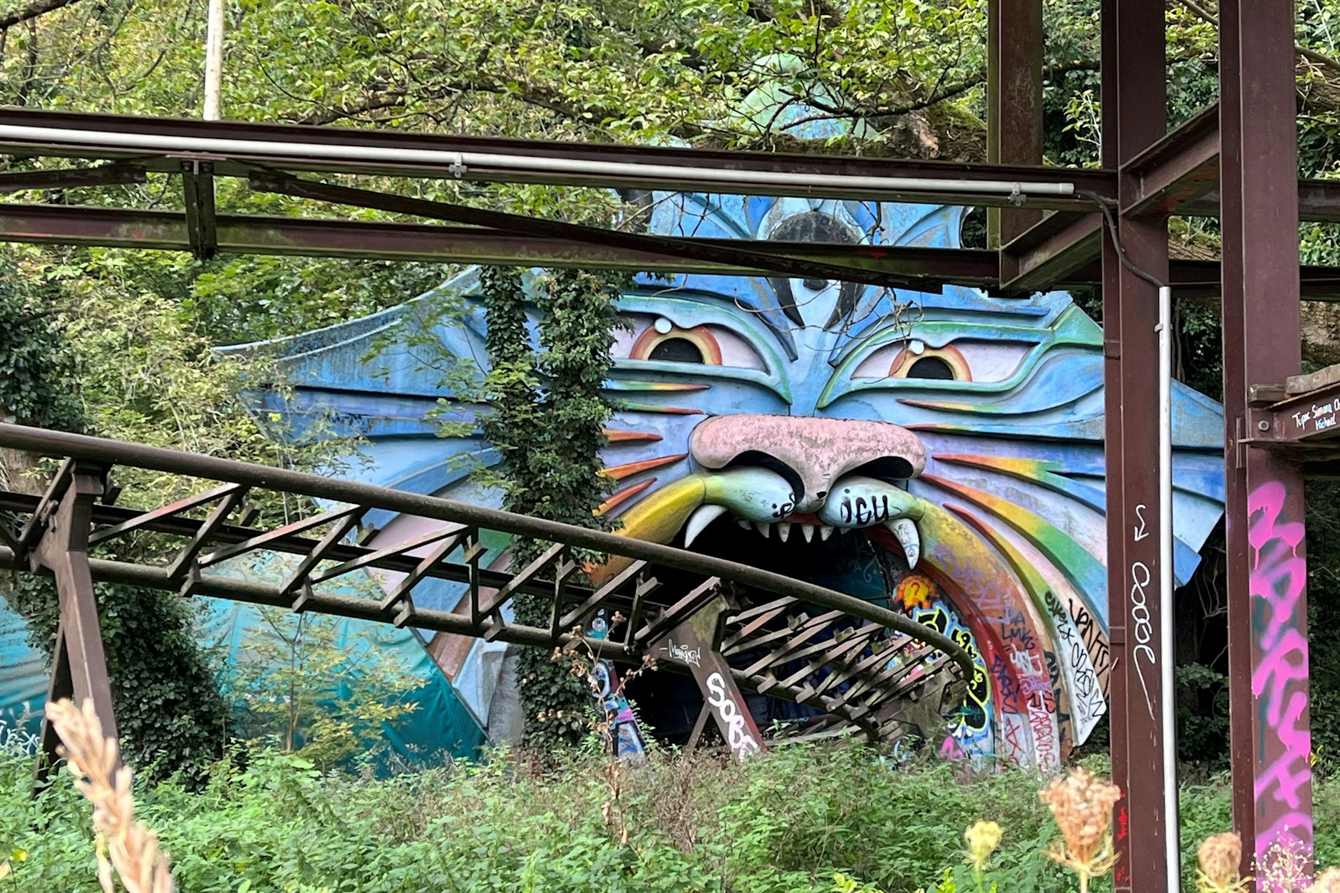 Die einstige Achterbahn im Spreepark soll künftig begehbar sein.