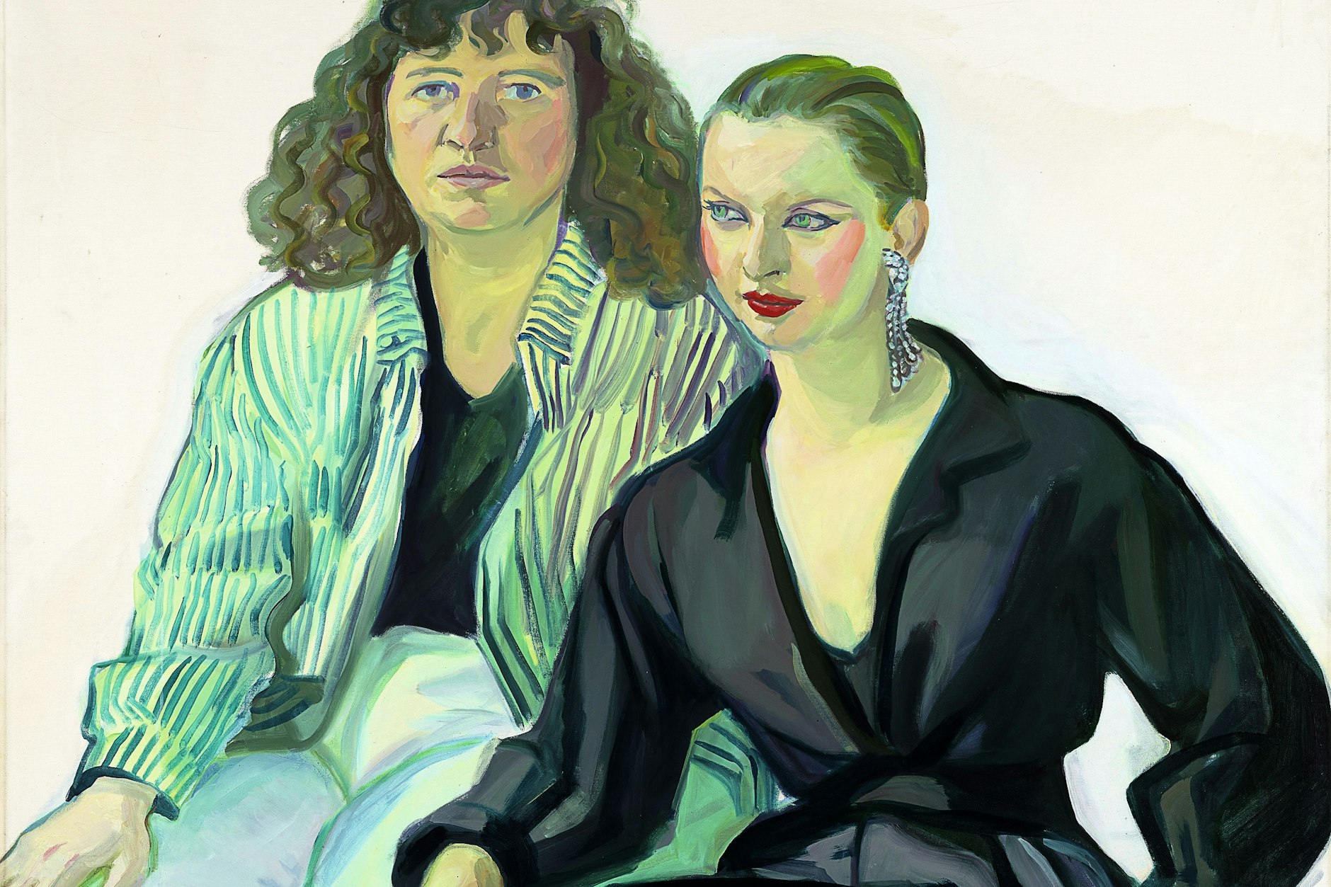 Lauter starke Frauen: Maria Lassnig malte Ulrike Ottinger und Tabea Blumenschein 1979.