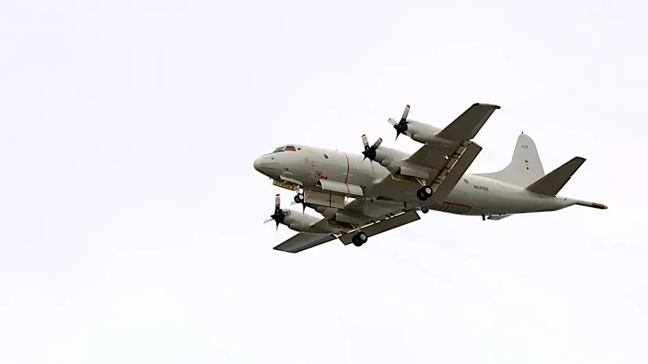 Ein Seefernaufklärer Lockheed P-3C Orion der Marine (Symbolbild).&nbsp;