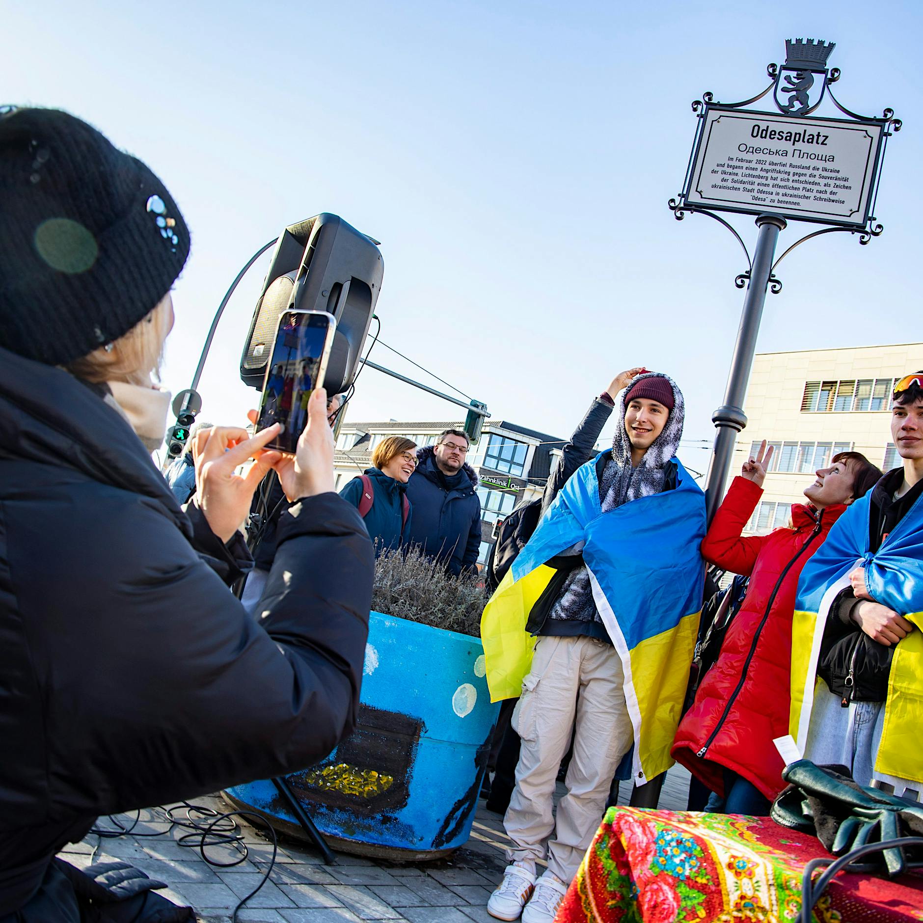 In Karlshorst gibt es jetzt einen neuen Platz: den Odesaplatz