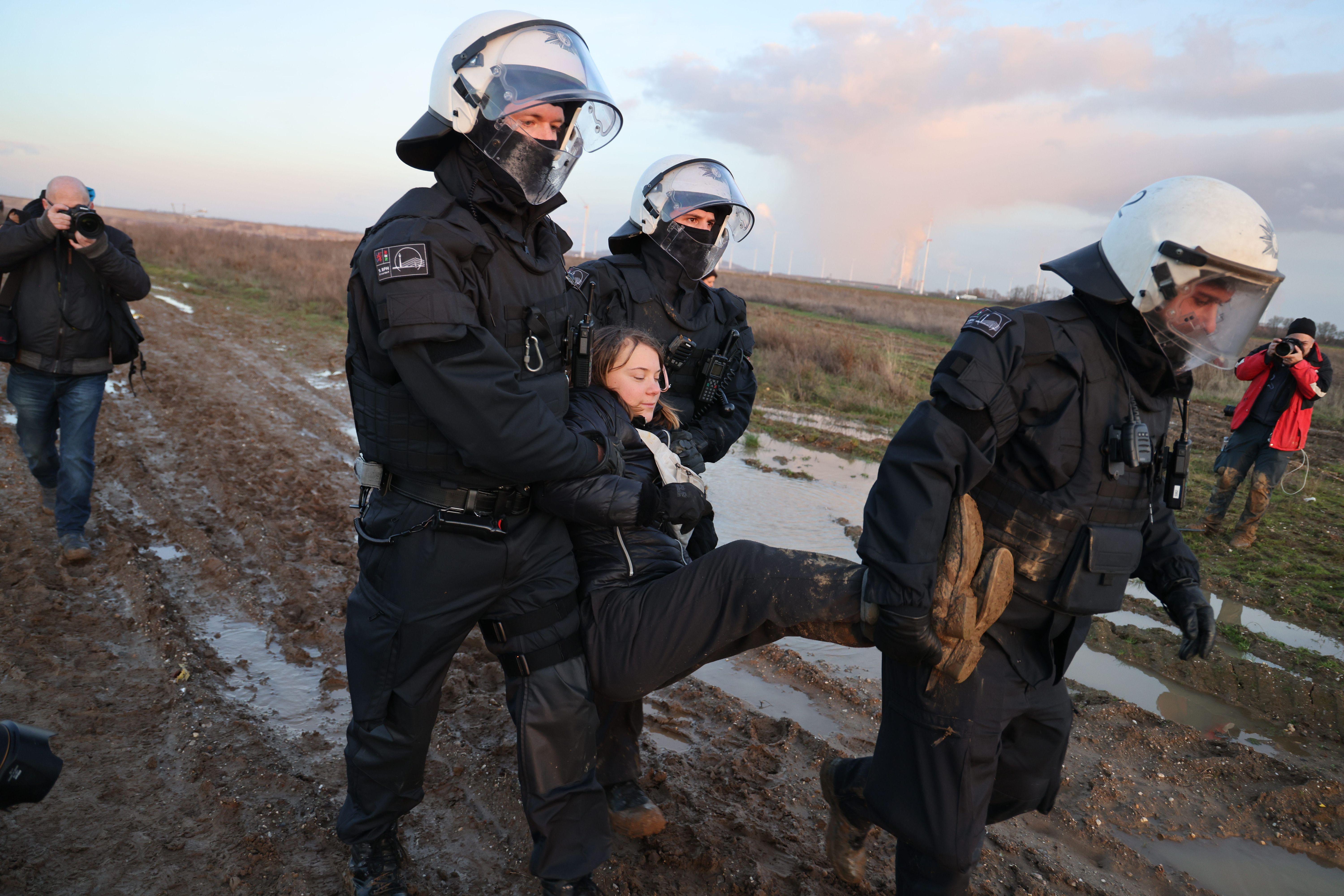 Lützerath: Polizei nimmt Greta Thunberg in Gewahrsam