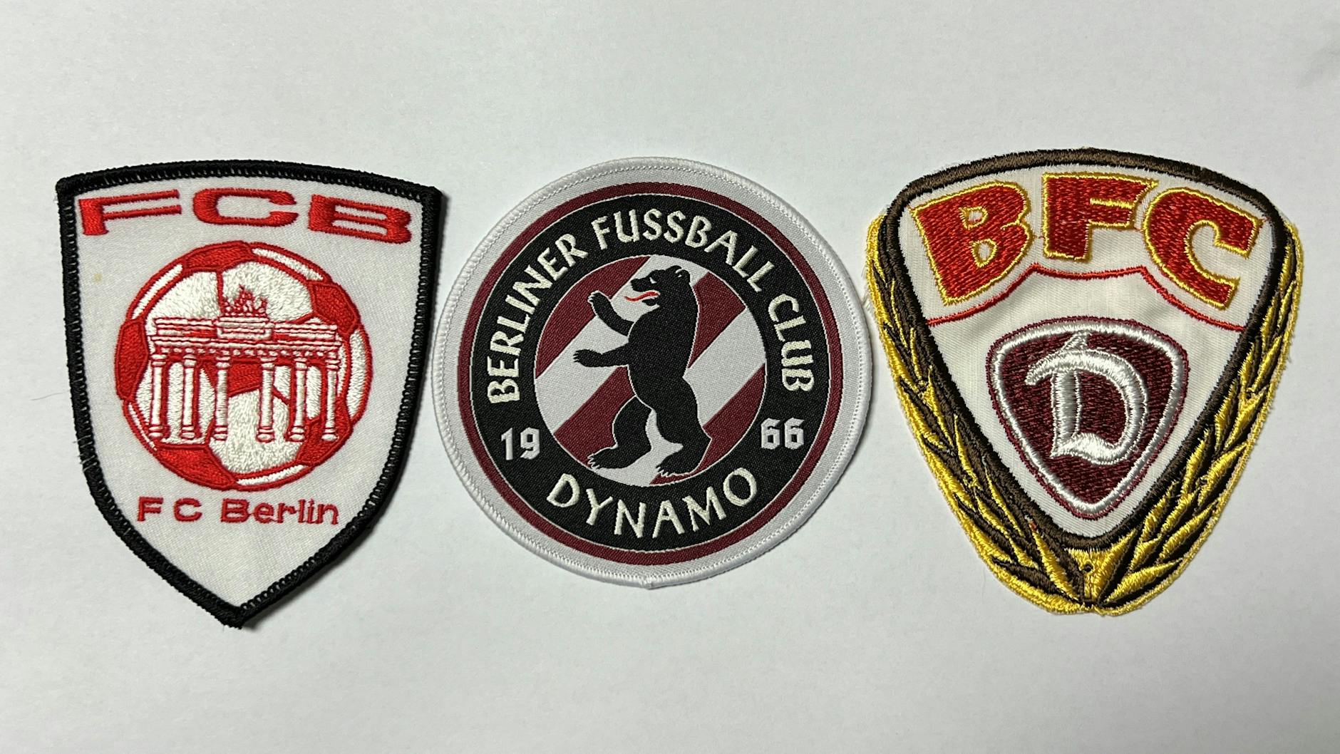 Die Logos des BFC Dynamo. 