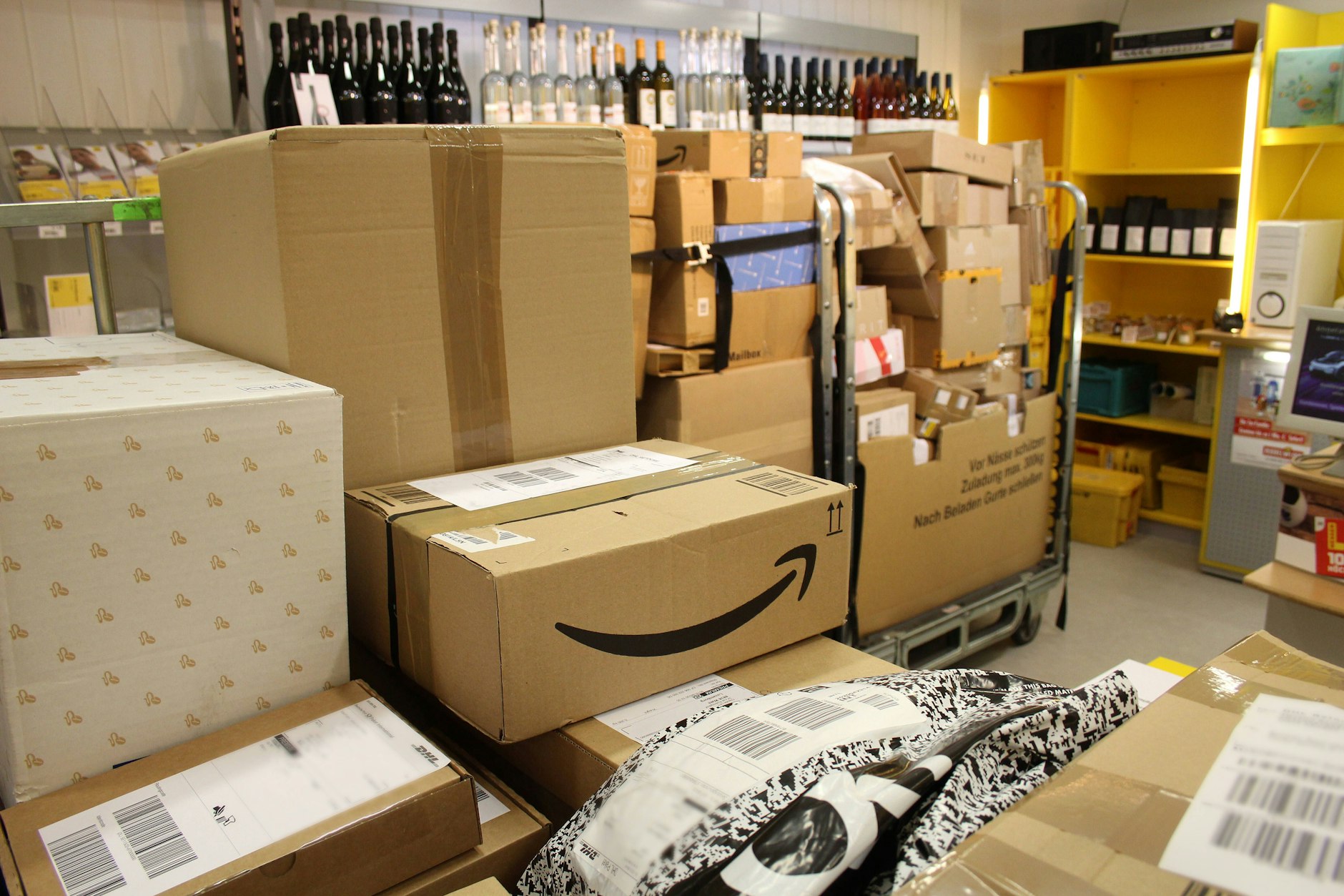 Auch bei den sogenannten Partnerfilialen der Post wird am Freitag wohl kaum ein Paket ankommen.