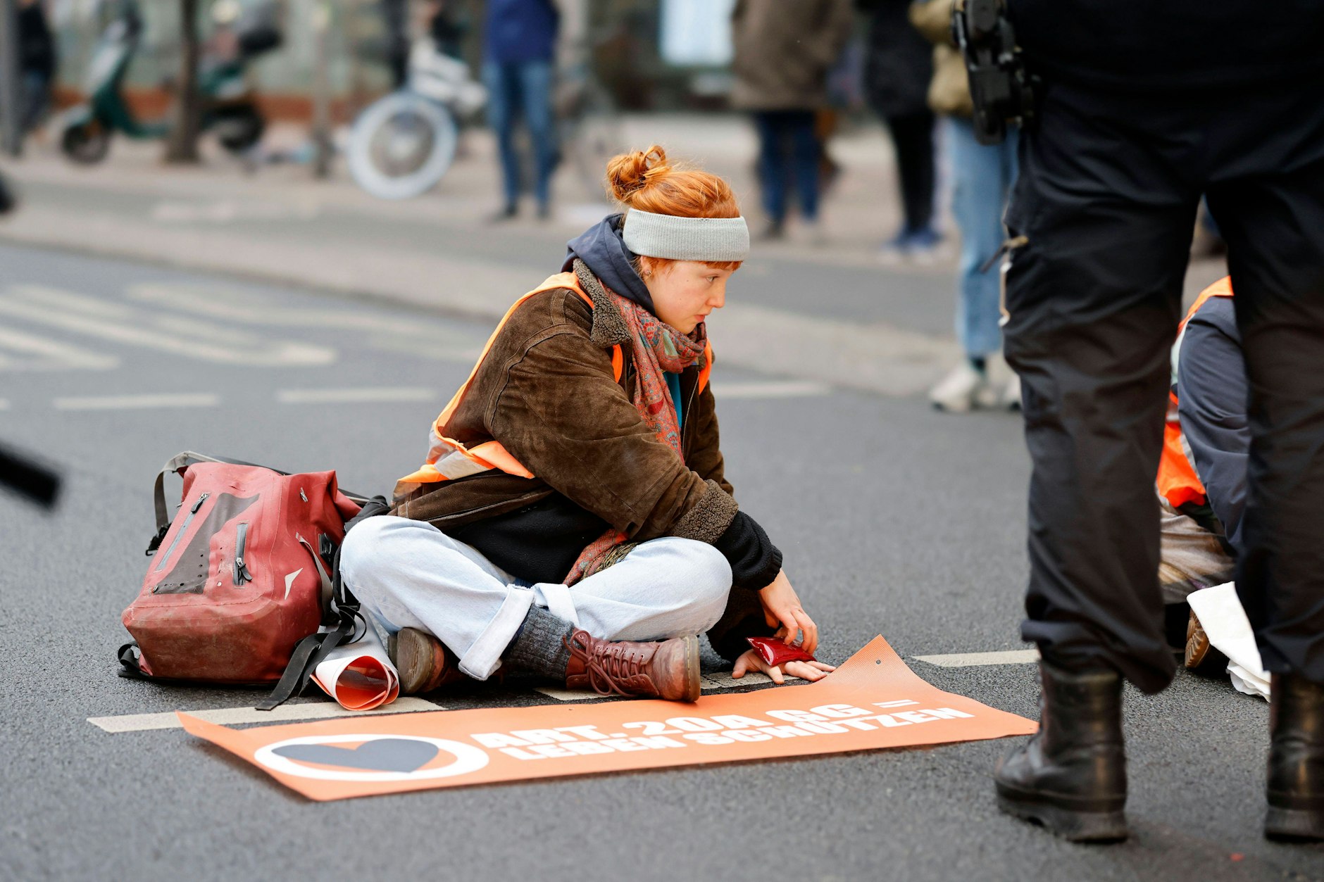 Berlin, Potsdamer Straße, kurz vor Weihnachten