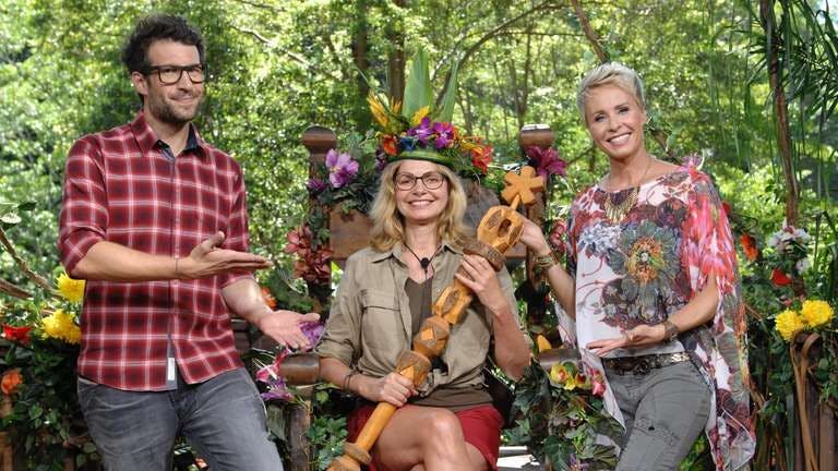 Maren Gilzer gewann 2015 das Dschungelcamp, hier mit Daniel Hartwich und Sonja Zietlow.