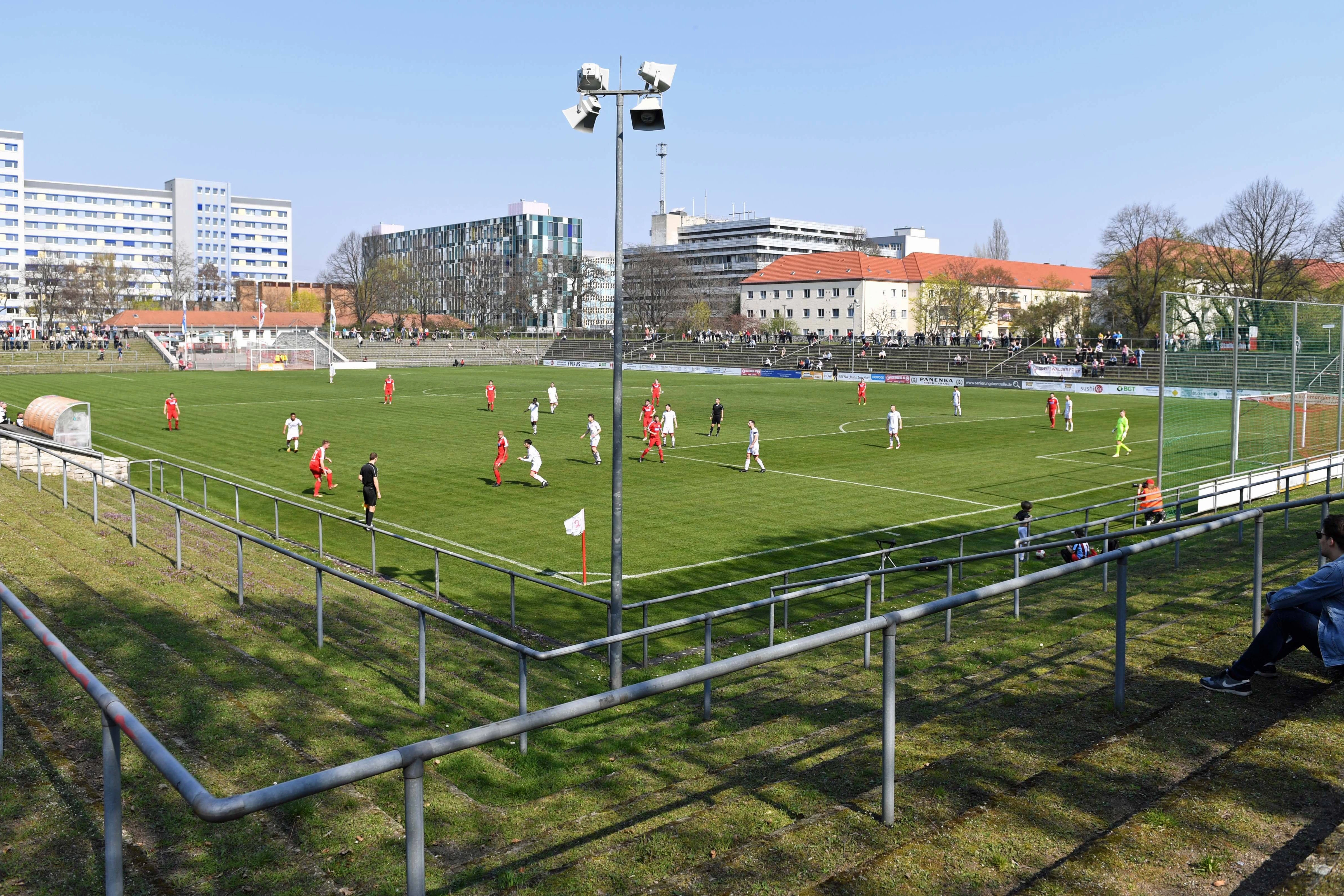 Im Lichtenberger Hans-Zoschke-Stadion soll der Klassenerhalt erreicht werden.