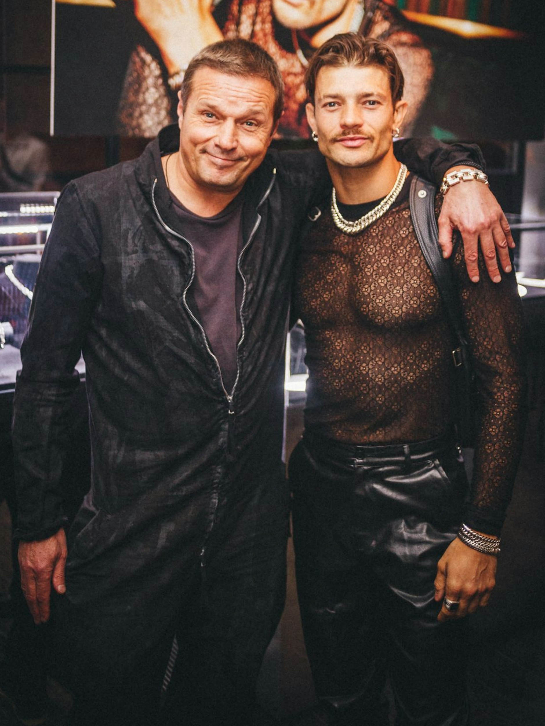 Fühlen sich hier pudelwohl: Label-Gründer Batul Loomans (links) und Model Eugen Bauder-Taibi.