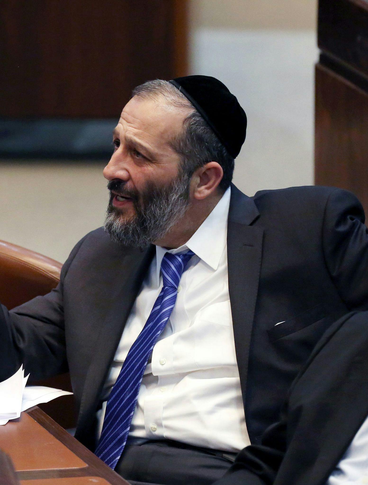 ARCHIV - Arie Deri ist in Netanjahus Kabinett Innen- und Gesundheitsminister (Archivbild).