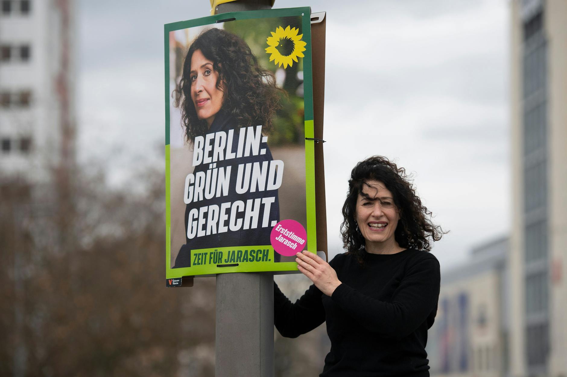 Wahlkampf in Berlin: „Sagt einfach, dass Frau Jarasch sich zumindest in Berlin für den Klimaschutz einsetzen möchte.“
