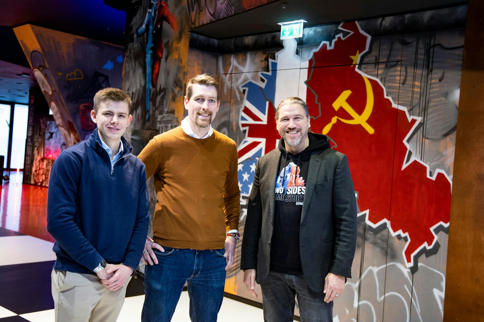 Leitende Mitarbeiter des Museums: Arthur Kiessling, Peter Ridder und Carsten Kollmeier