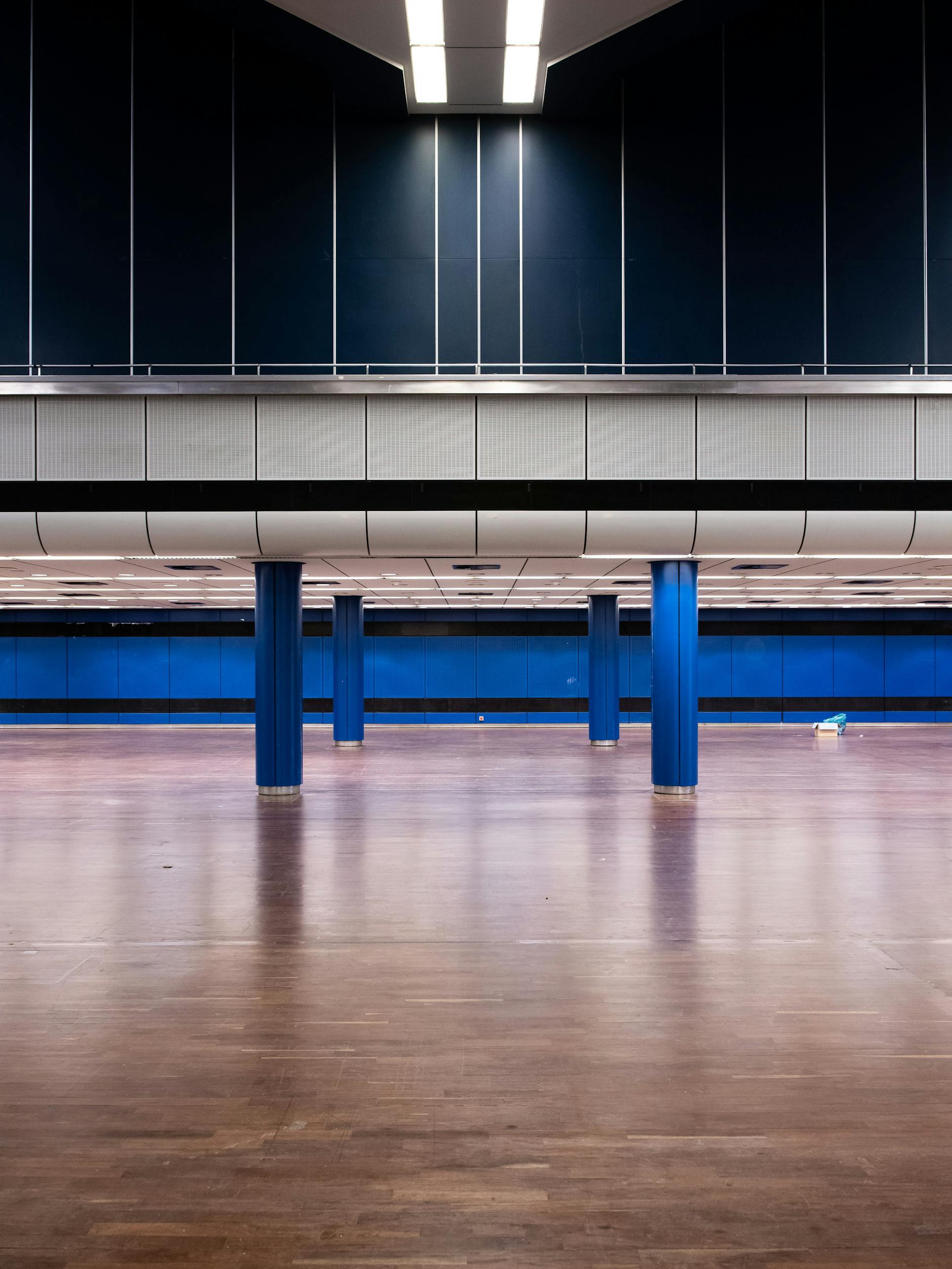 Wunderbares Blau, die Farben des ICC.