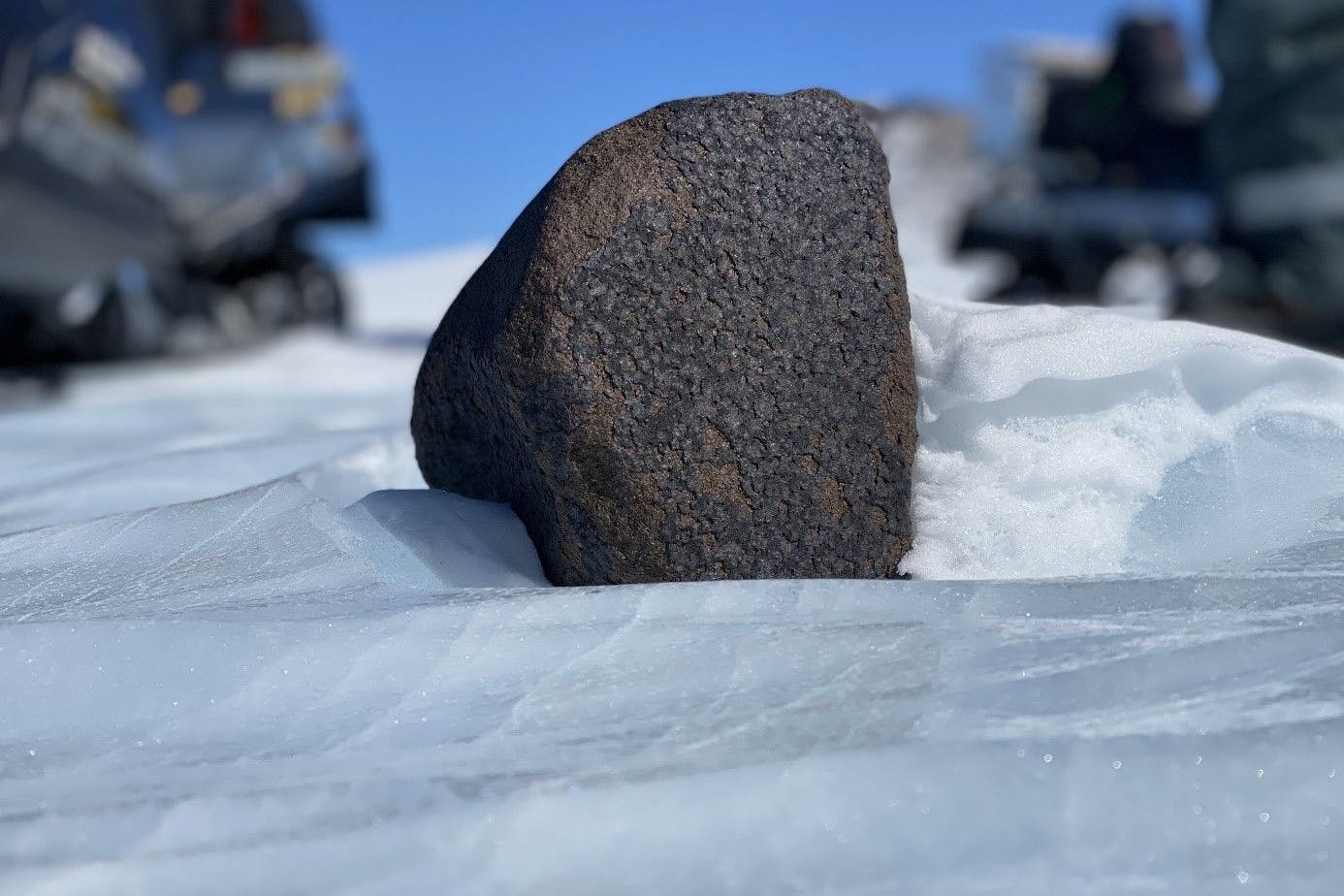 Der 7,6 Kilogramm schwere Meteorit