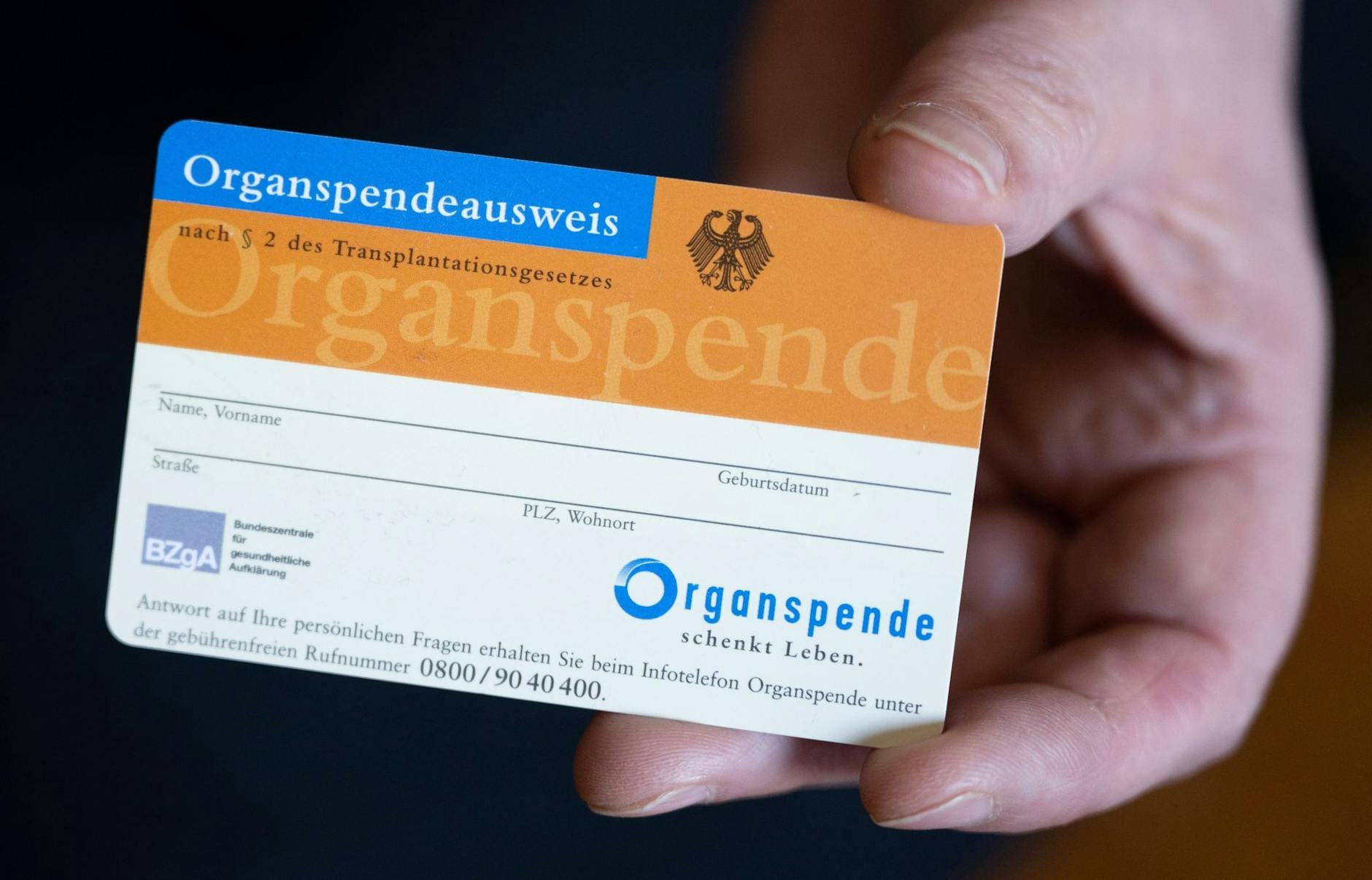 ARCHIV - Nach Daten der Deutschen Stiftung Organtransplantation gab es 2022 6,9 Prozent weniger Spenden als im Jahr davor.