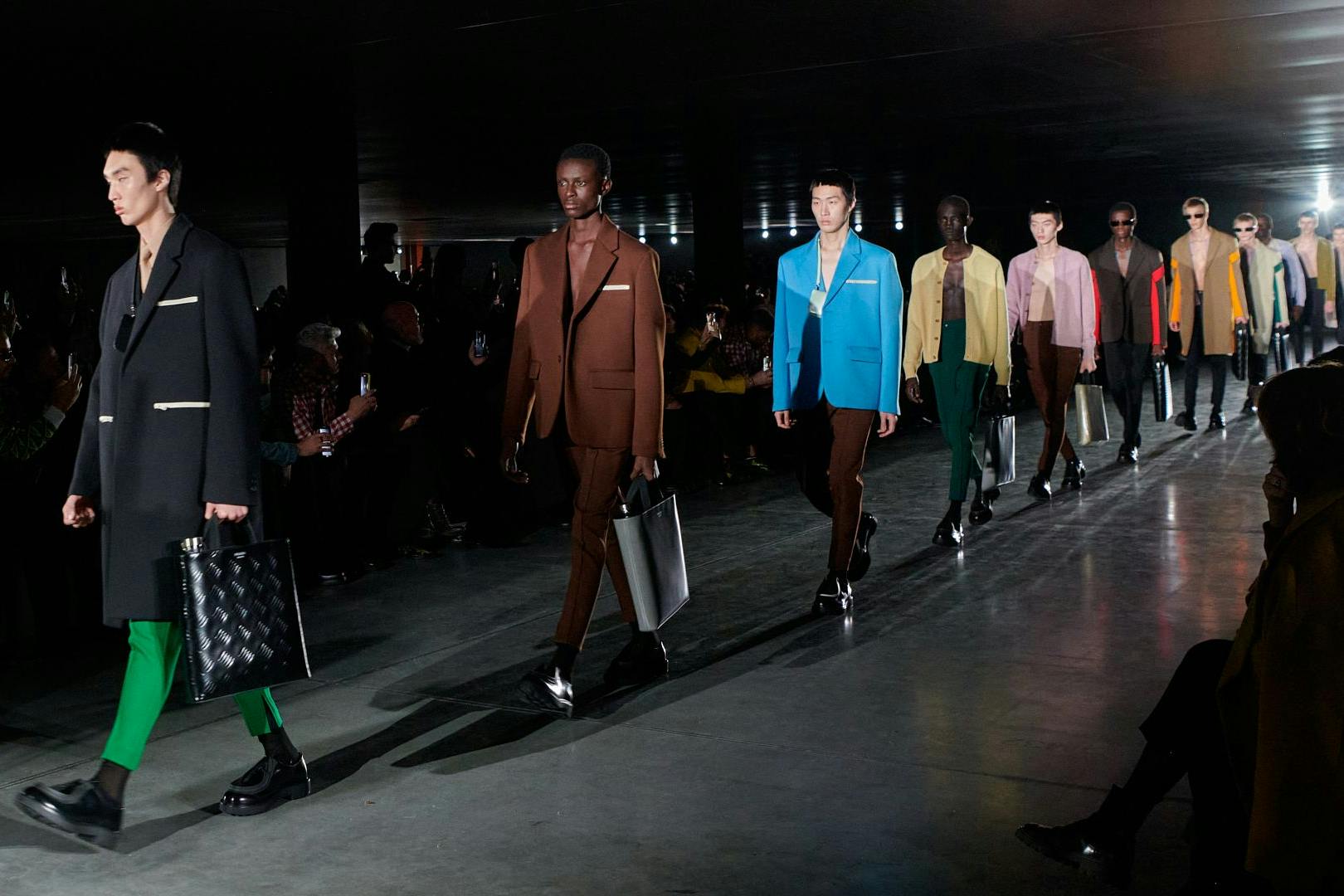 Business as usual: Die neue Männerkollektion von Prada, die gerade auf der Milan Fashion Week präsentiert wurde.