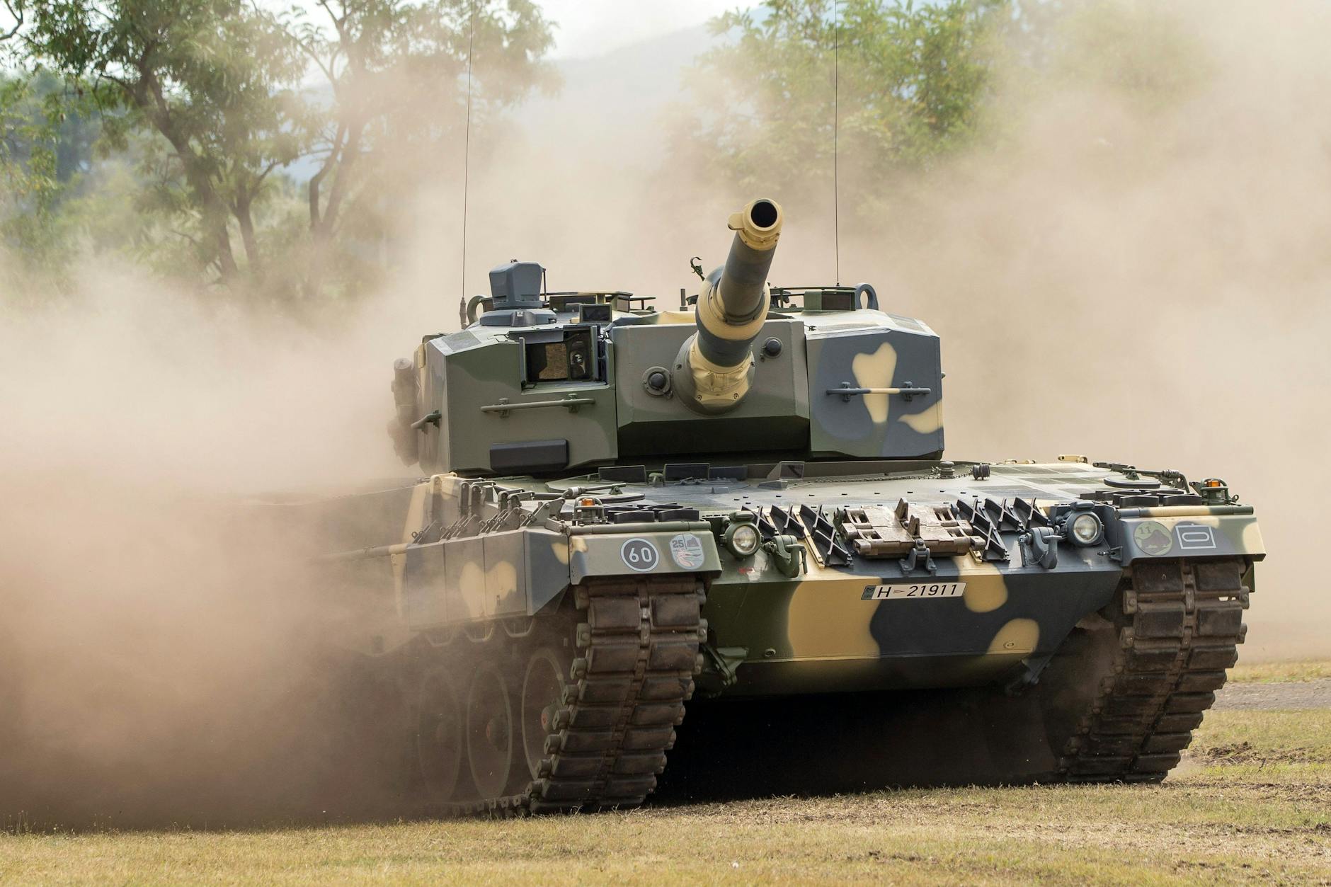 Seit Monaten bittet die Ukraine um Lieferungen solcher „Leopard“-Panzer aus Deutschland, um sich gegen den russischen Angriffskrieg verteidigen zu können.