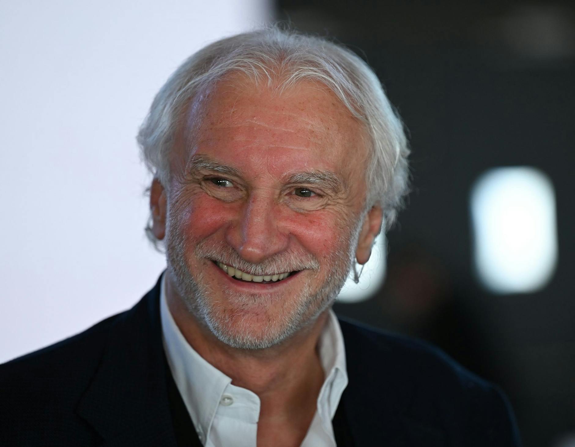 Rudi Völler beim DFL-Neujahrsempfang in Offenbach.