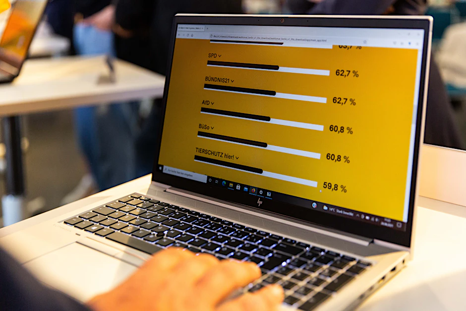 Der Wahl-O-Mat für die Berlin-Wahl am 12. Februar 2023 geht am Mittwoch online.