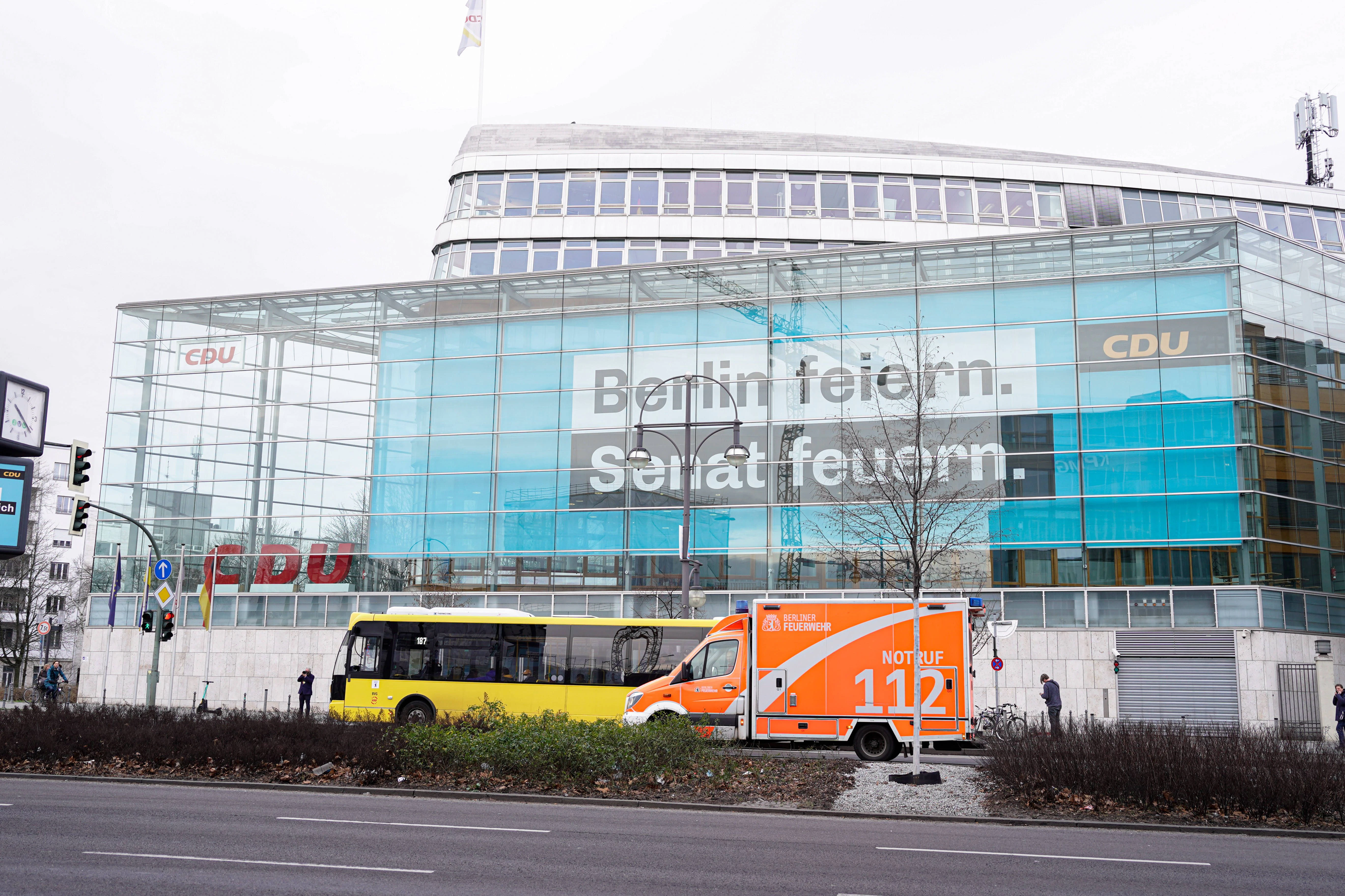 Das Konrad-Adenauer-Haus im Wahlkampf