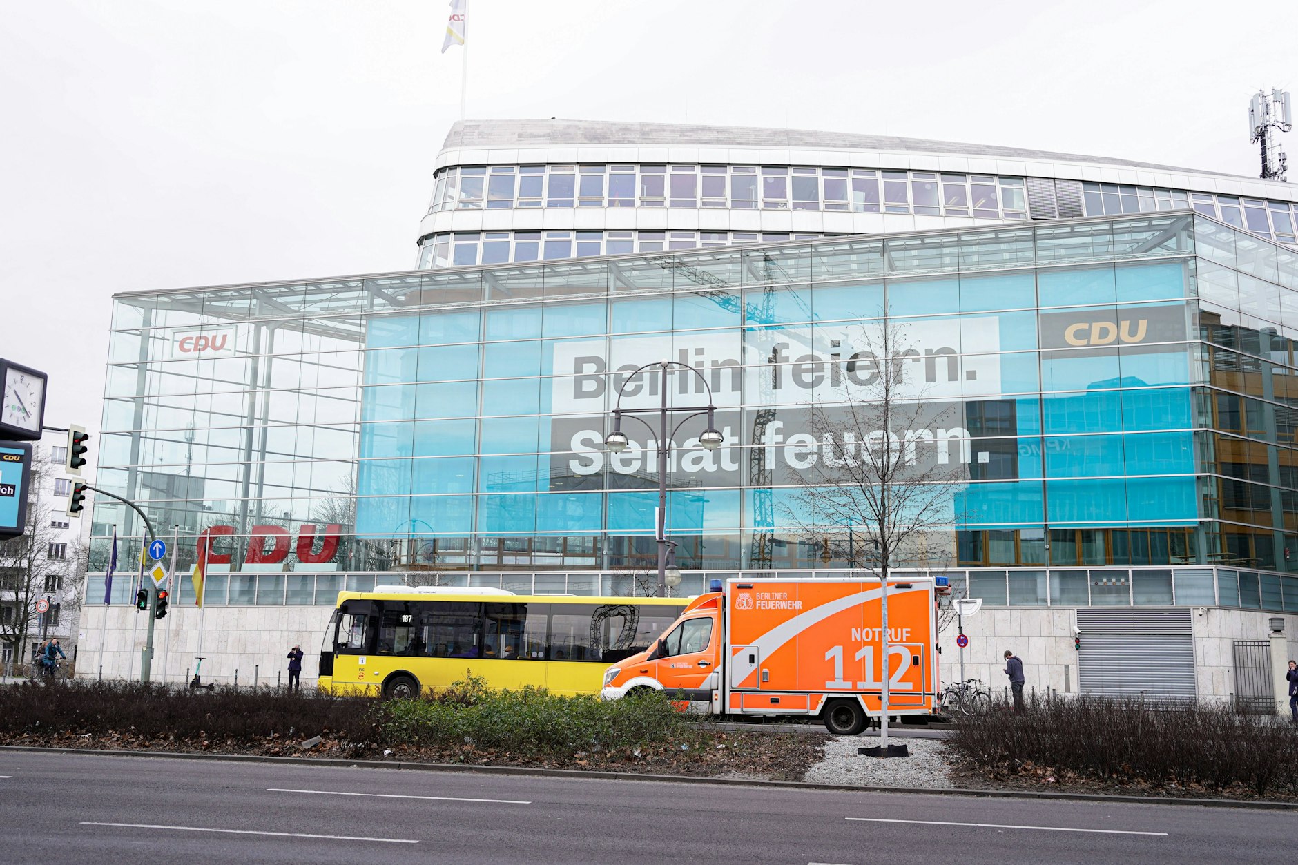 Das Konrad-Adenauer-Haus im Wahlkampf