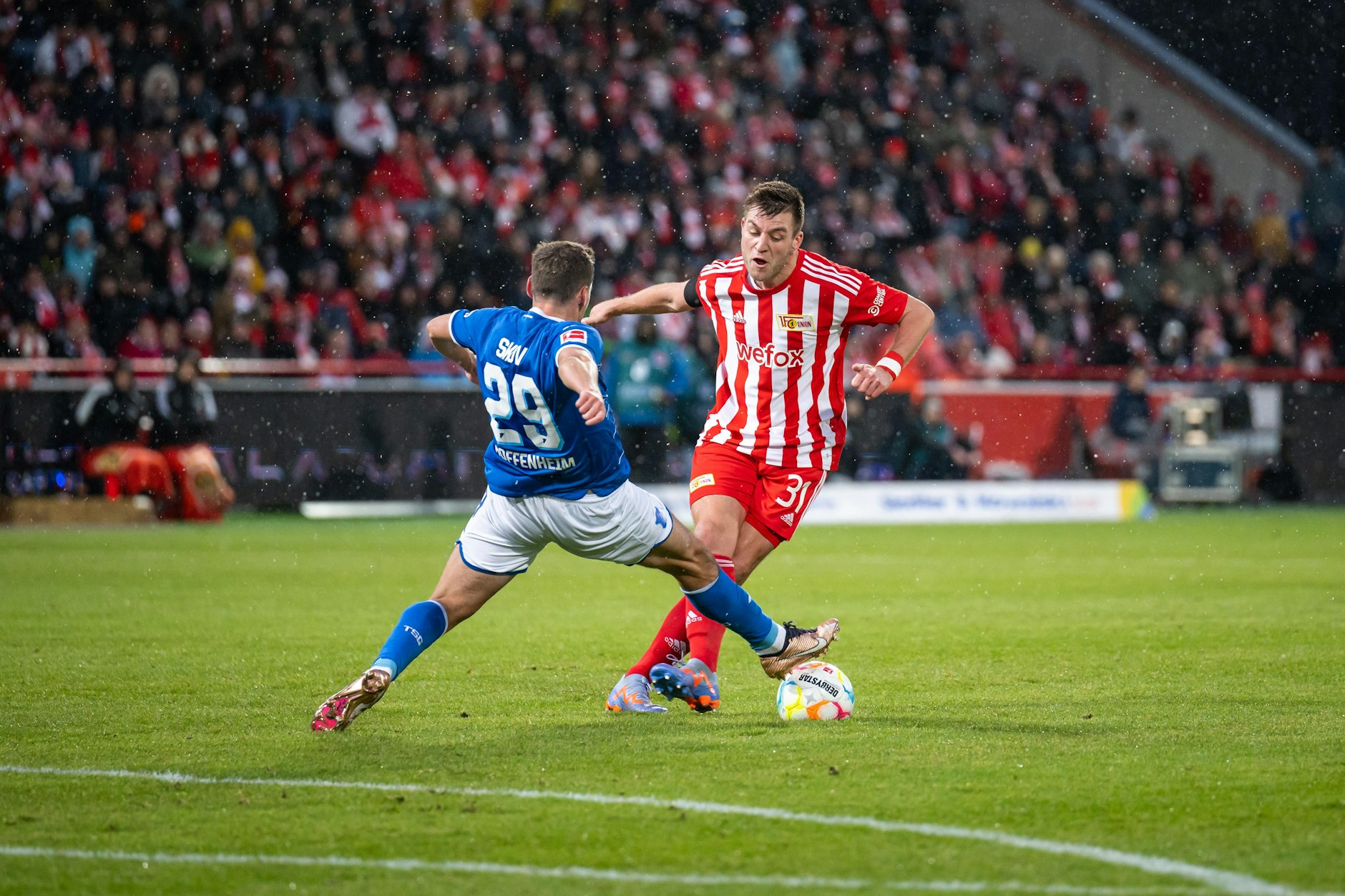 Robin Knoche (r.) agierte als Abwehrchef umsichtig und zweikampfstark.