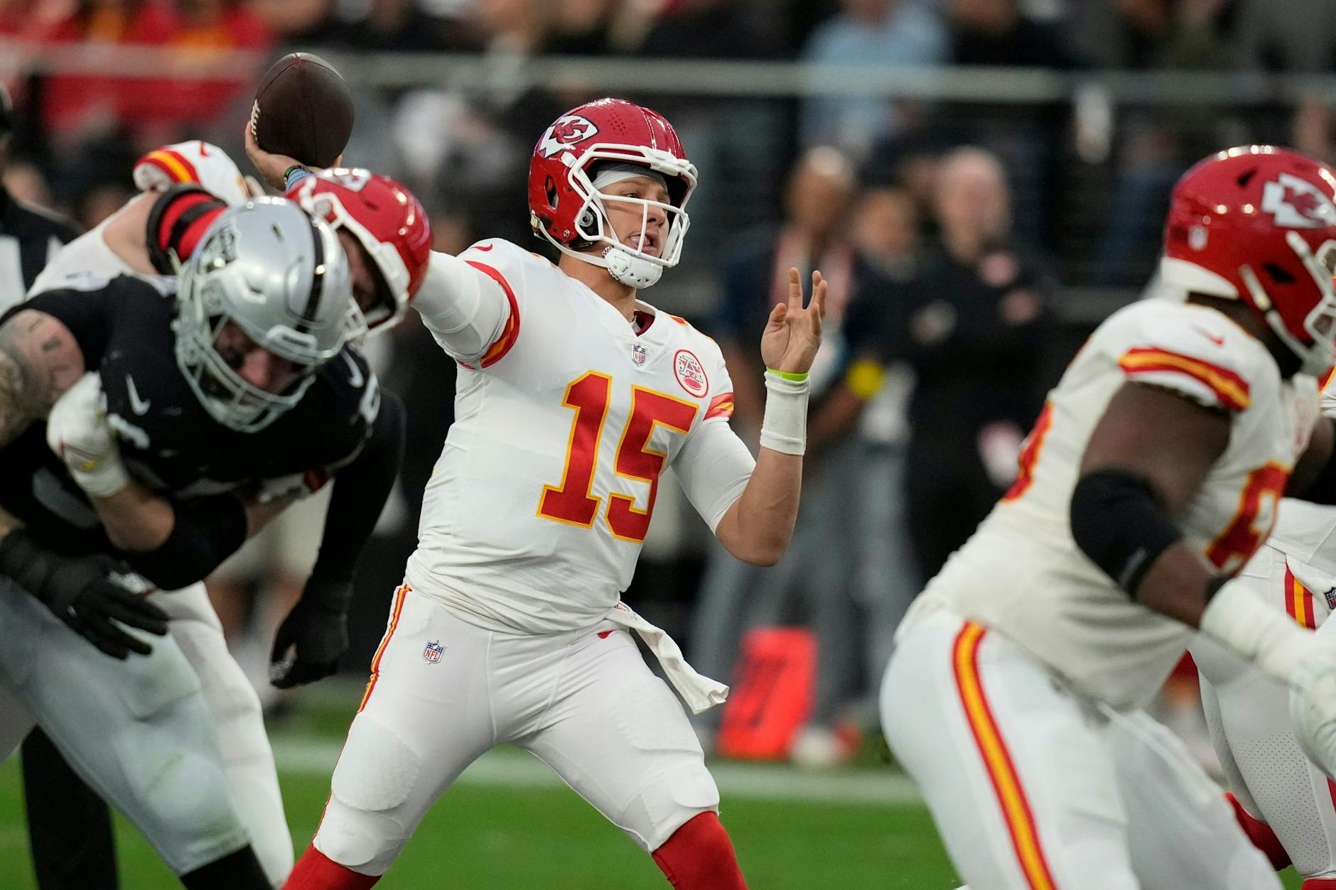 Chiefs-Quarterback Patrick Mahomes hat einen Rekord aufgestellt.