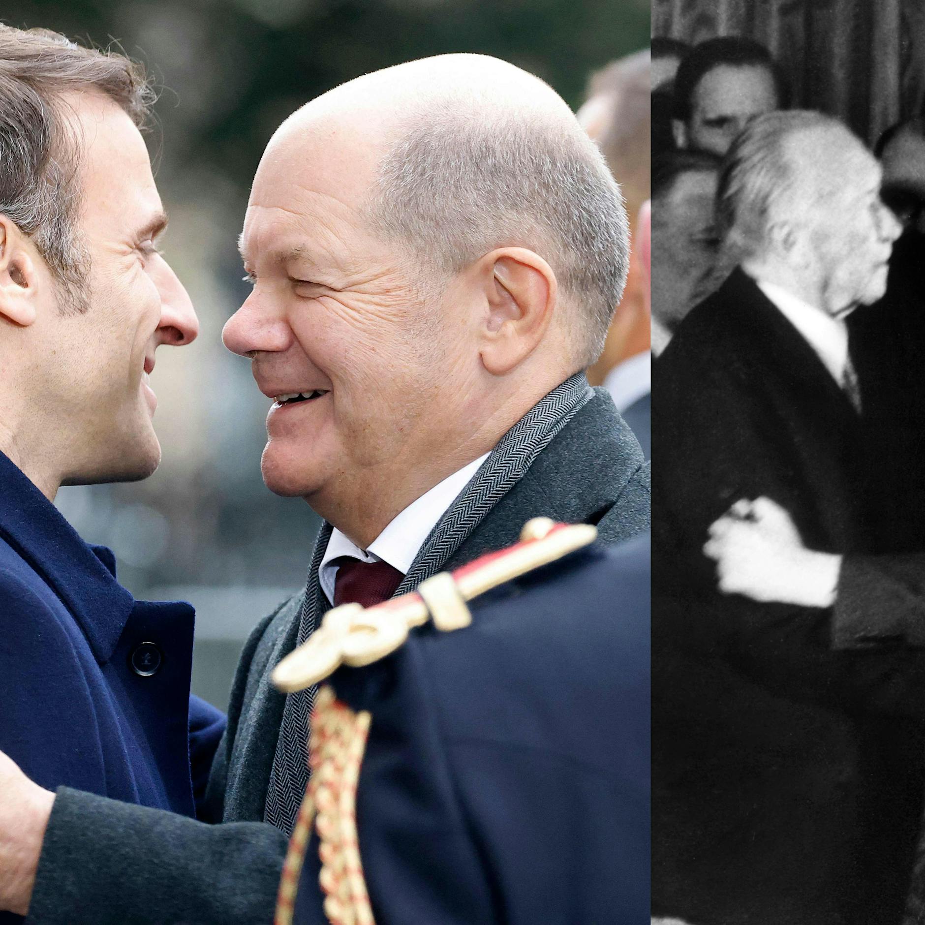 Deutsch-französische Freundschaftsfeier nach Misstönen