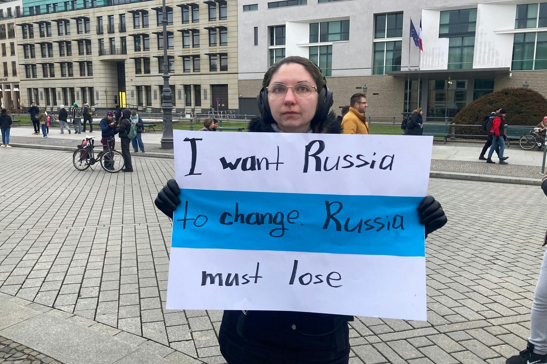 „Ich will, dass Russland sich verändert“: Die russische Aktivistin Anastasia Yerschowa.